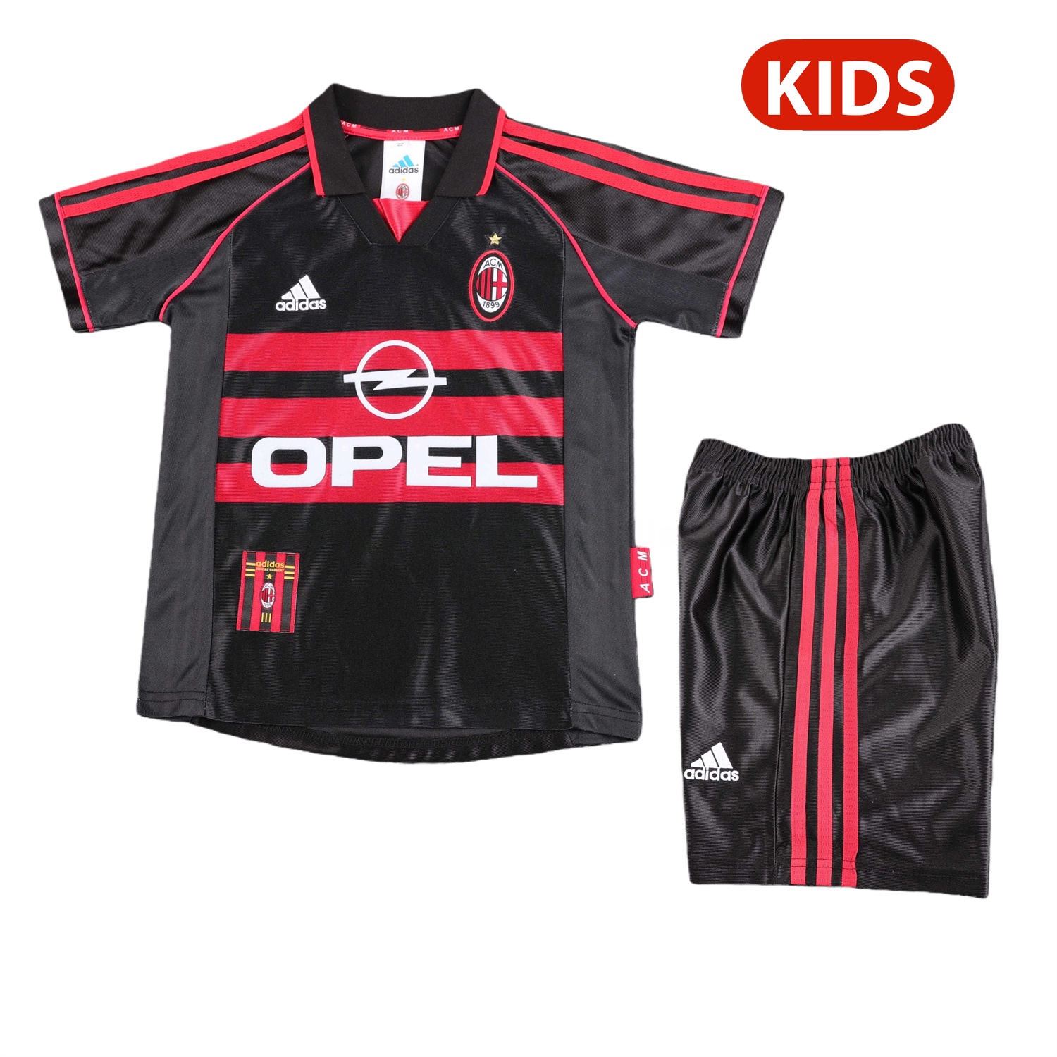 Retro AC Milan 1998-99 Third Kids Kit - ManixJersey