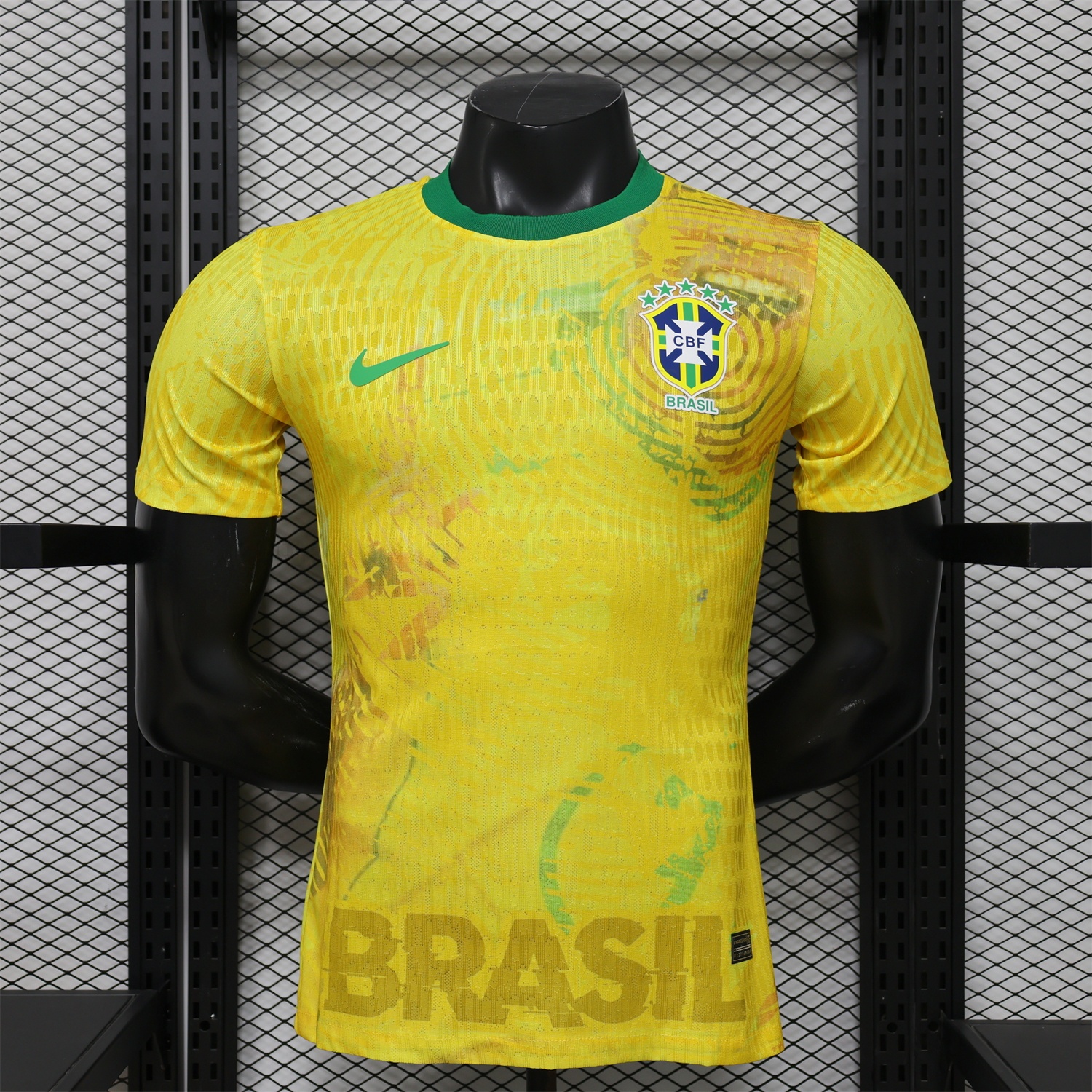 Brazil 2026 Yellow Waves Special Jersey - Player Version - ManixJersey