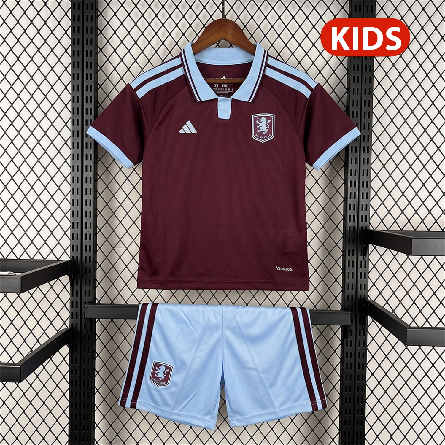 Aston Villa 26-27 Home Kids Kit - ManixJersey