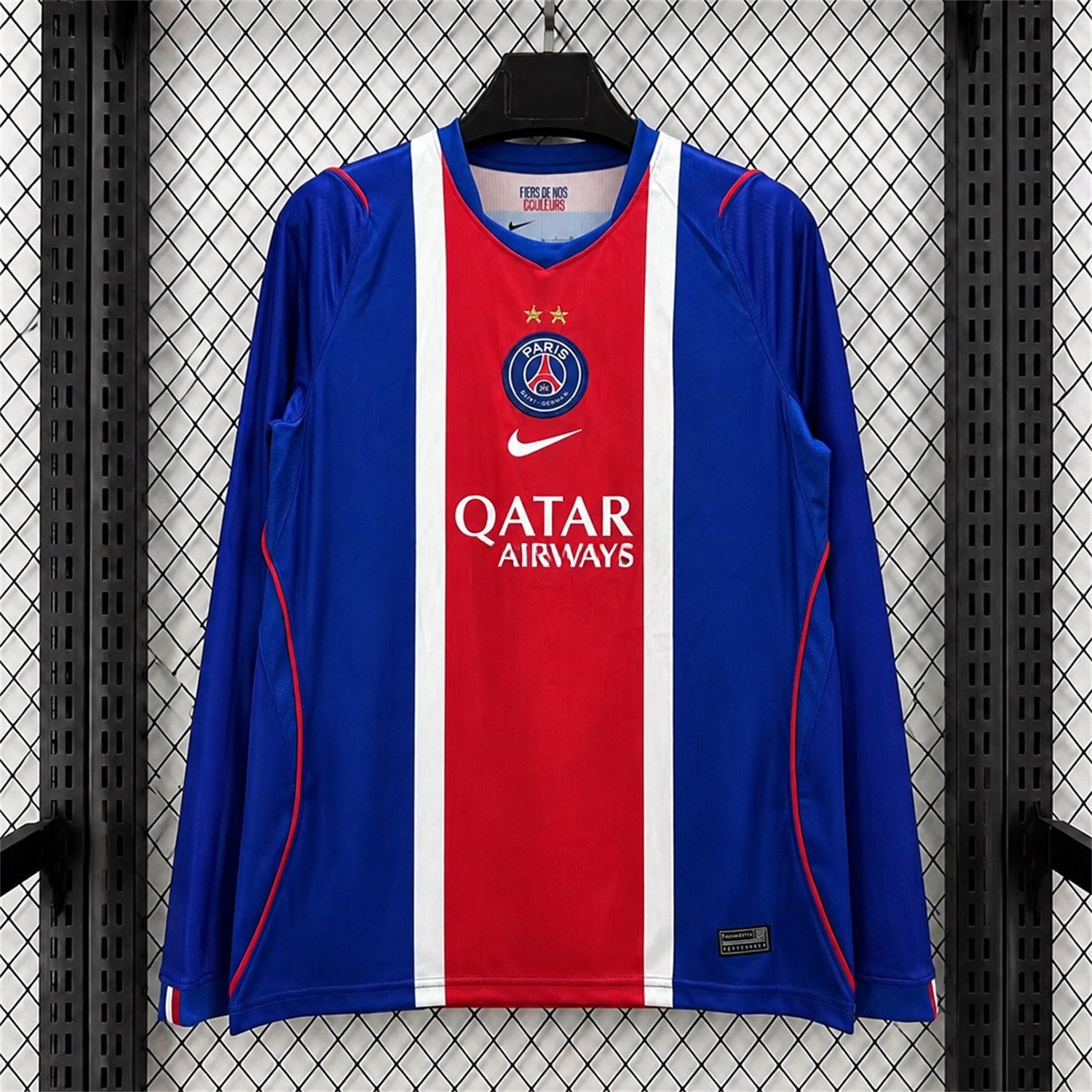 Paris Saint-Germain PSG 26-27 Home Two Stars Long Sleeves Jersey - Fans Version - ManixJersey