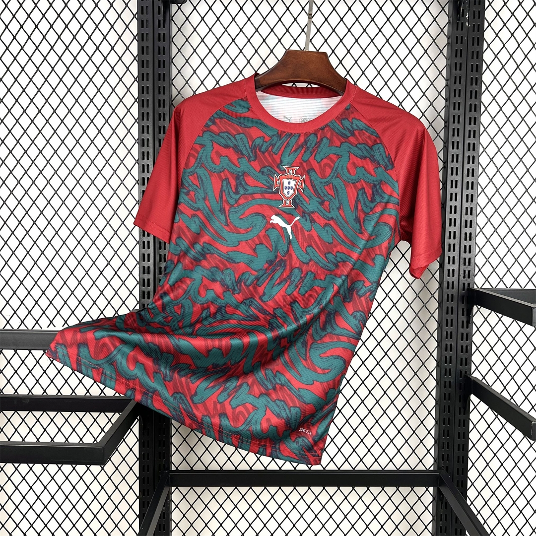 Portugal 2026 Pre-Match Deep Red Jersey - Fans Version - ManixJersey