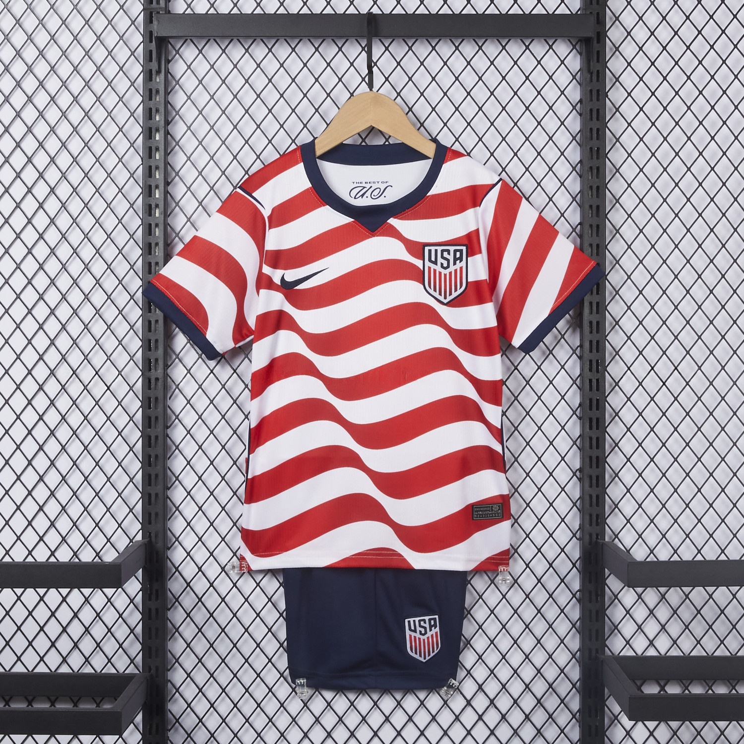 【Back Blank】United States USA 2026 Home Kids Kit - ManixJersey