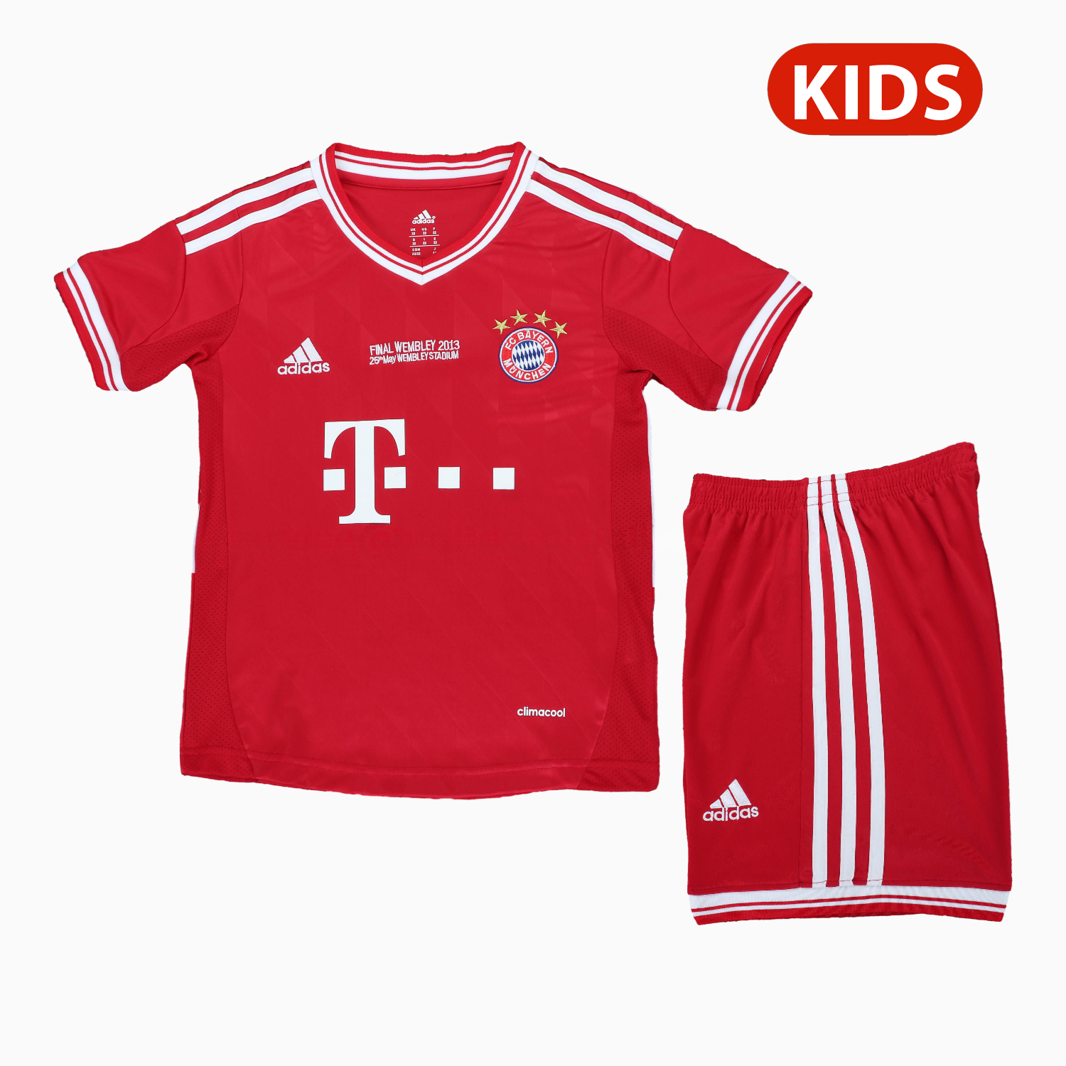 Retro Bayern Munich 2013-14 Home Kids Kit - ManixJersey