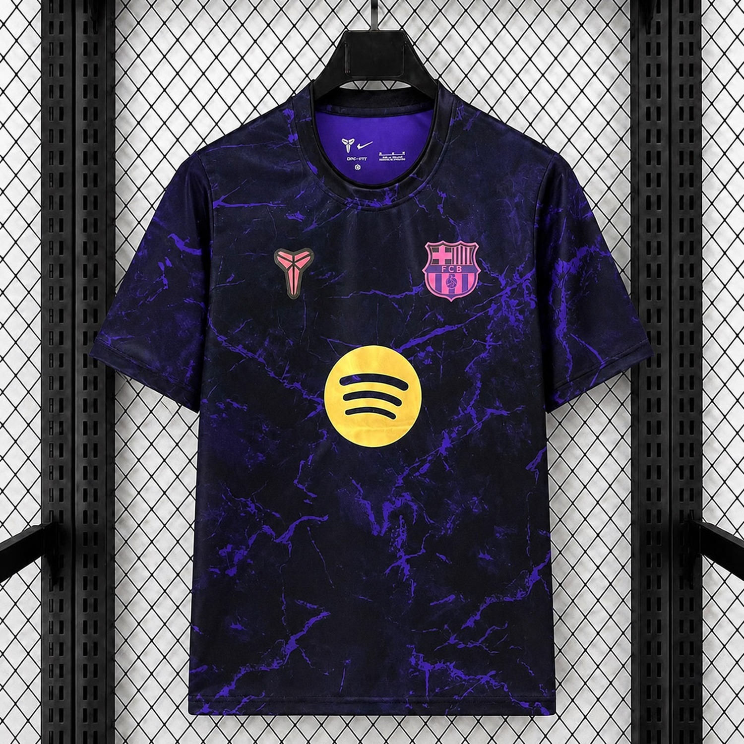 Barcelona 26-27 Purple Black Pre-Match Training Jersey - Fans Version - ManixJersey
