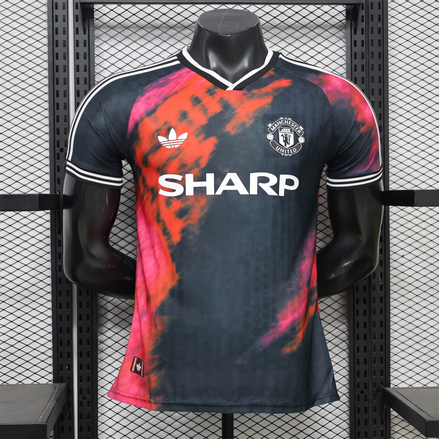 Manchester United 26-27 Retro Casual Style Black Pink Orange Special Jersey - Player Version - ManixJersey
