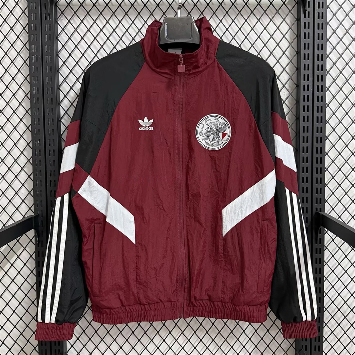 Ajax 25-26 Training Windbreaker Jacket - Wine Red - ManixJersey