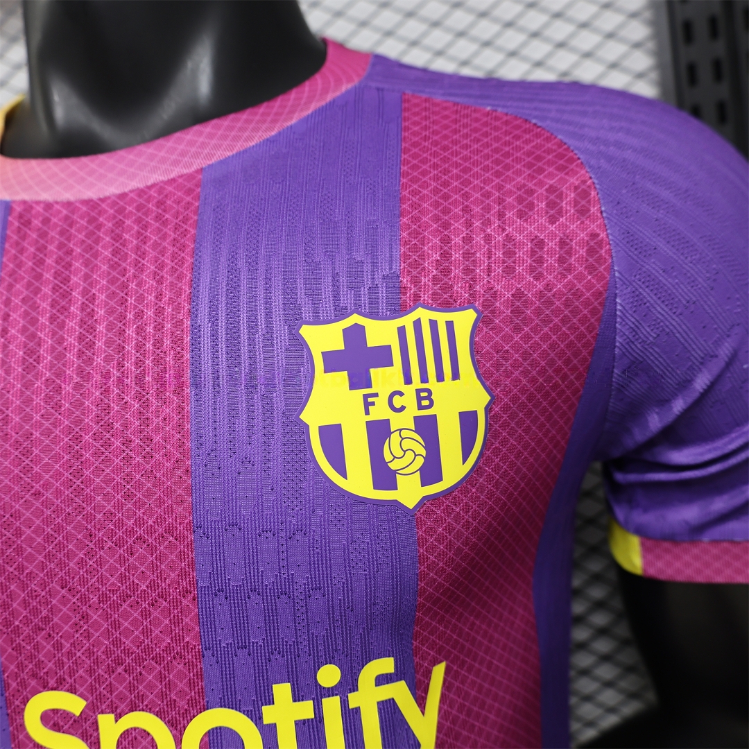 Barcelona 25-26 Purple Pink And Yellow Special Jersey - Player Version - ManixJersey