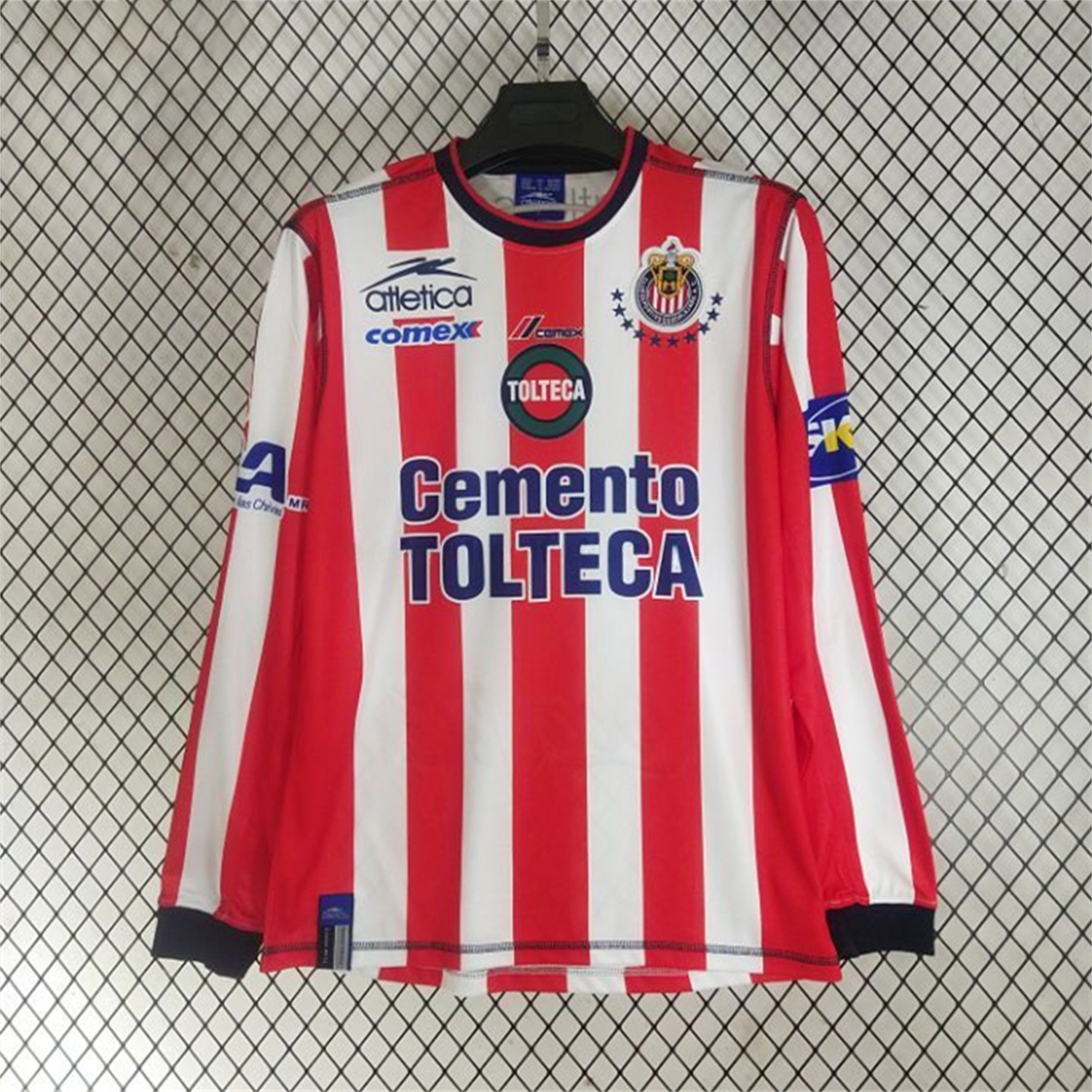 Retro Chivas de Guadalajara 2002-03 Home Long Sleeves Jersey - ManixJersey
