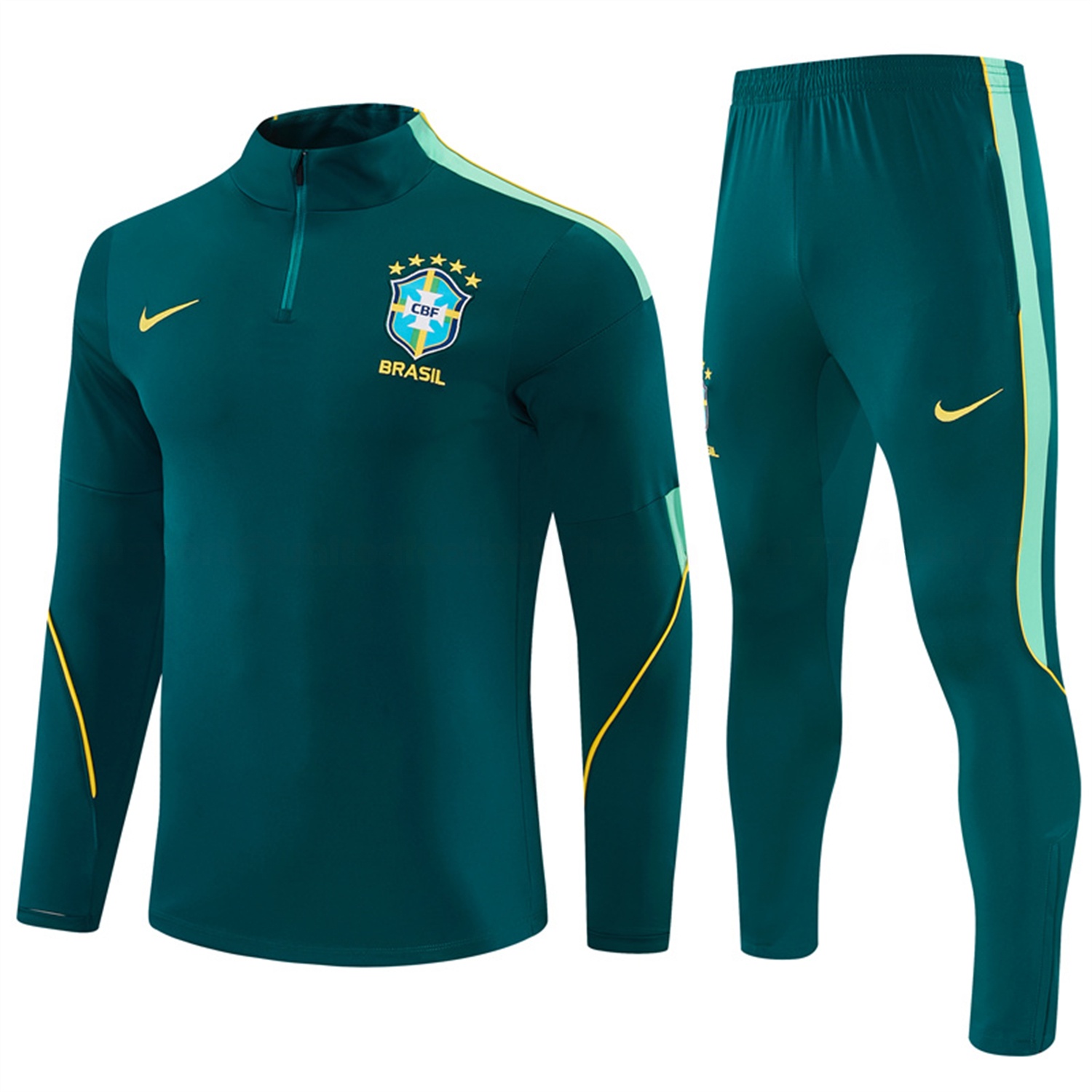 Brazil 2026 Long Sleeves Training Set - Colors Top & Colors Pants - ManixJersey