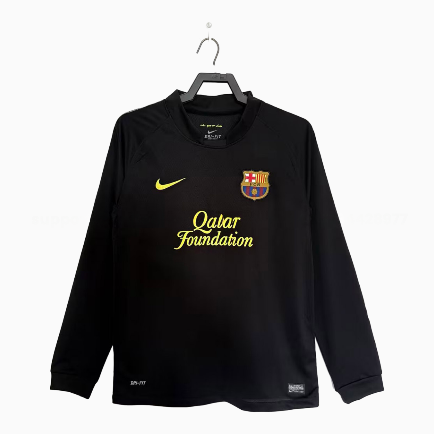 Retro Barcelona 2011-12 Away Long Sleeves Jersey - Fans Version - ManixJersey