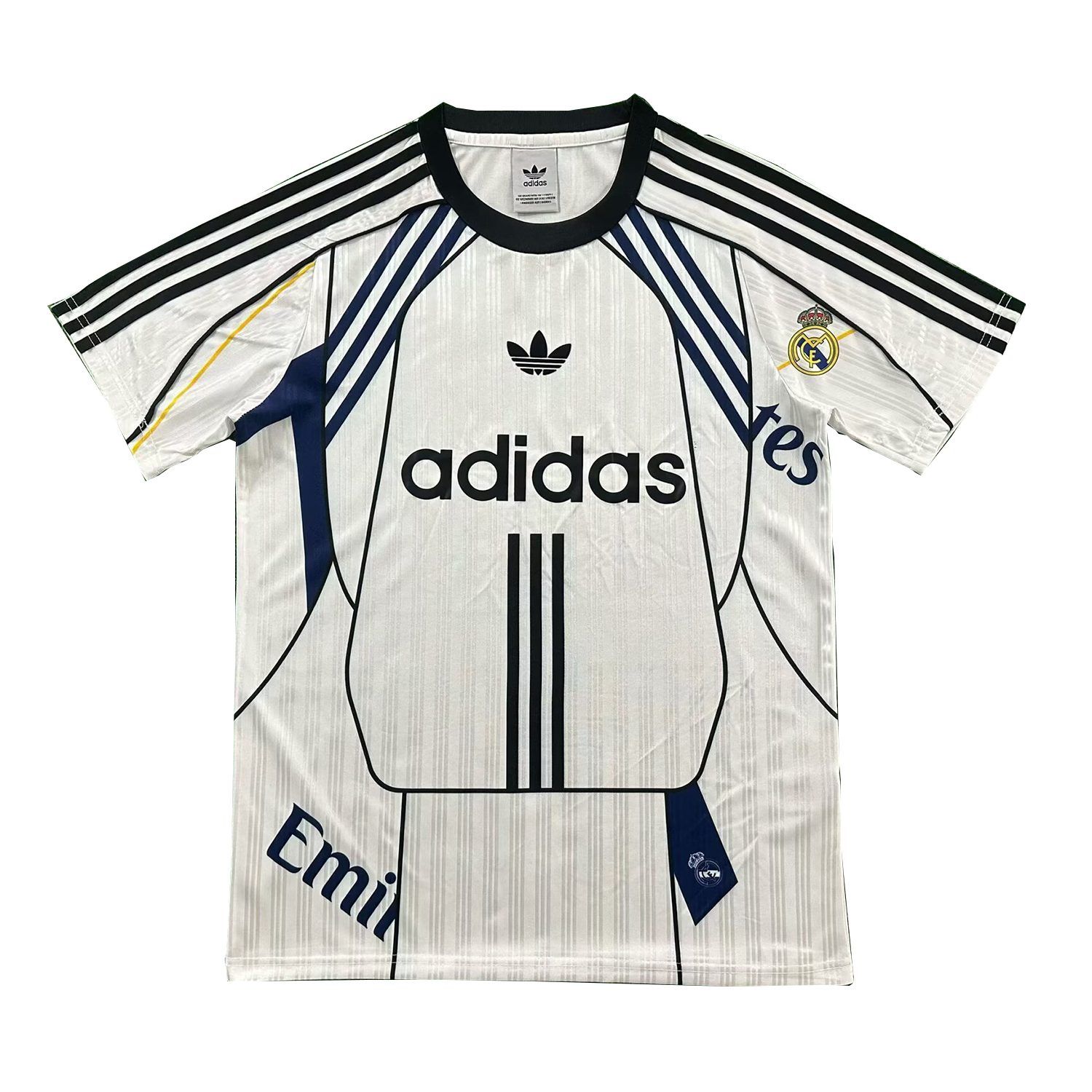 Real Madrid 26-27 Adidas Originals Retro Style White Jersey - Fans Version - ManixJersey