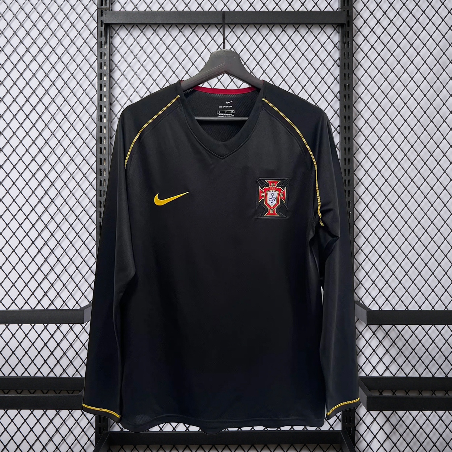 Retro Portugal 2006 Away Long Sleeves Jersey - ManixJersey