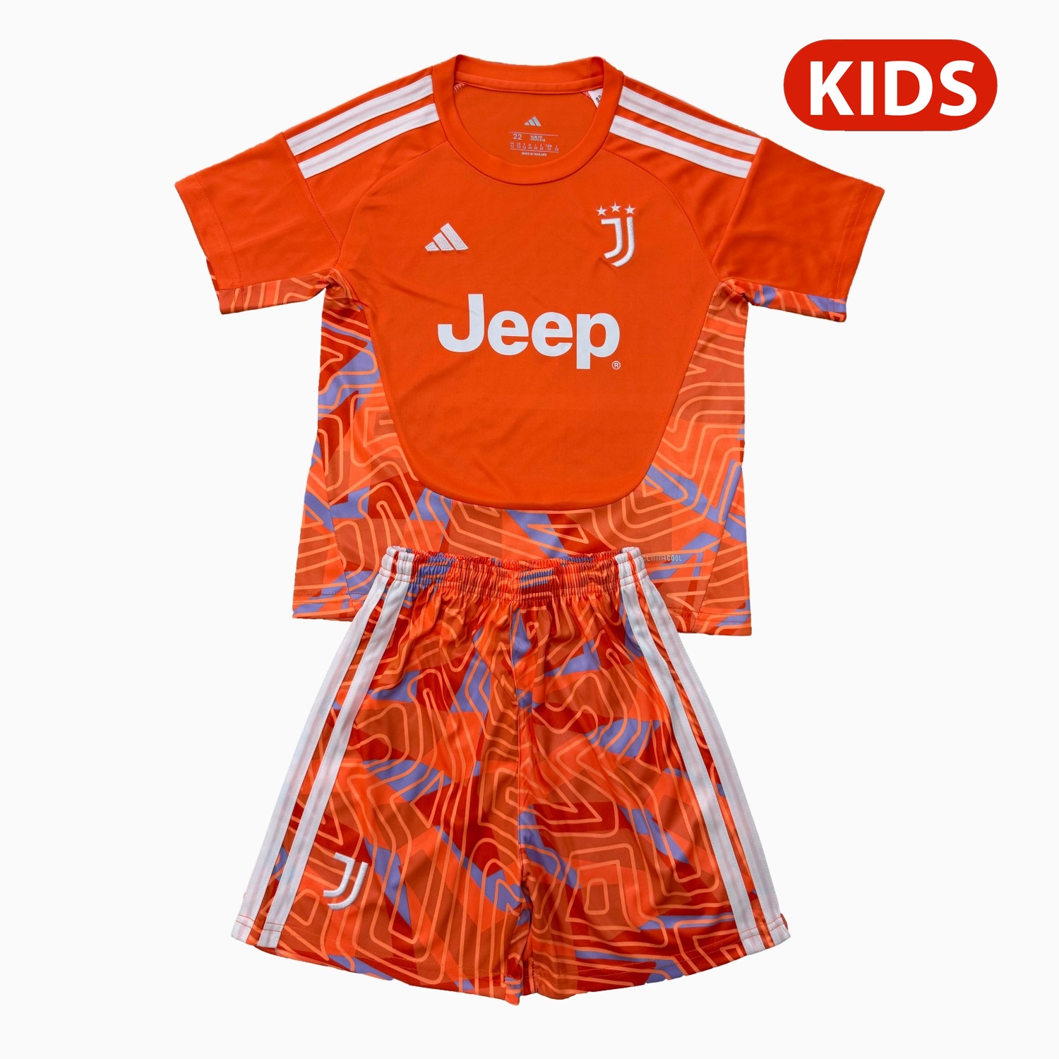 Juventus 26-27 Orange Goalkeeper Kids Kit - ManixJersey