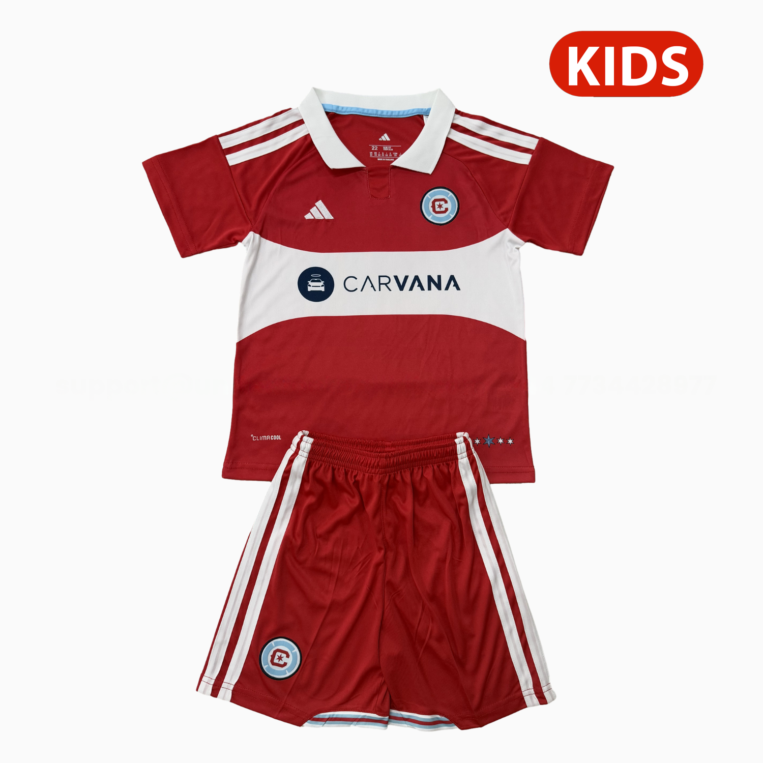 Chicago Fire 25-26 Home Kids Kit - ManixJersey