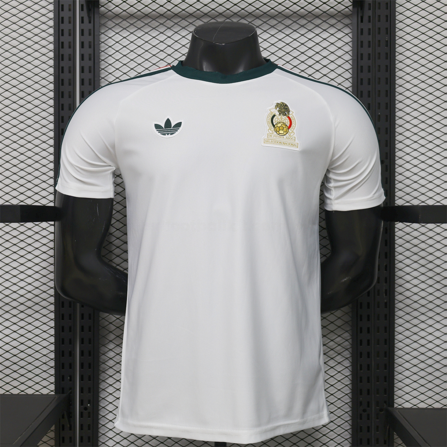 Mexico 2026 Terrace Icon Retro Logo White Jersey - Player Version - ManixJersey