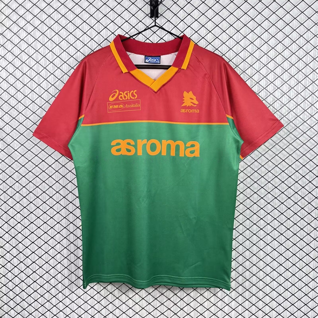 Retro Roma 1995-96 Pre-Match Training Jersey - ManixJersey
