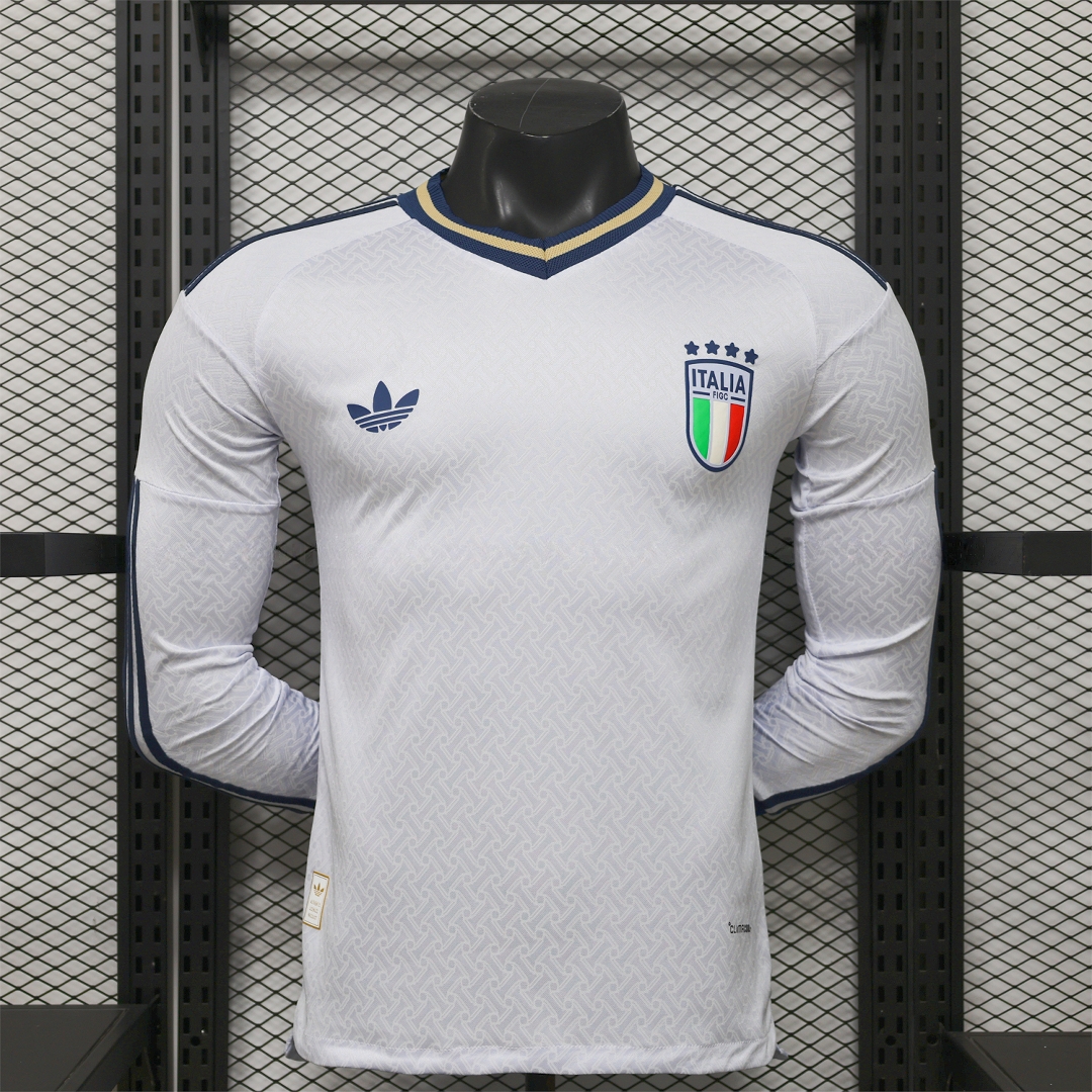 Italy 2026 Away Long Sleeves Jersey - Player Version - ManixJersey