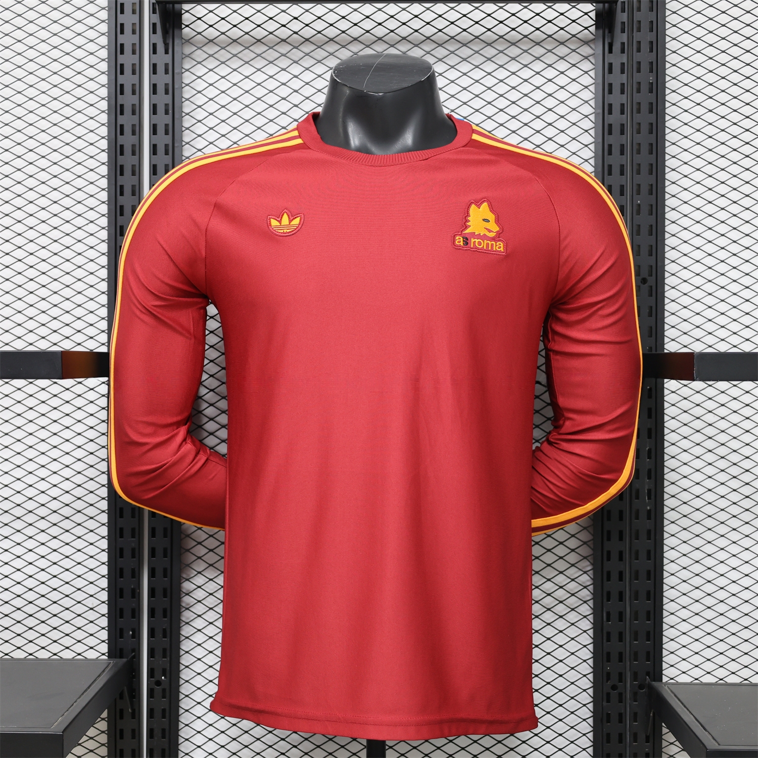 AS Roma 25-26 Retro Casual Style Red Special Long Sleeves Jersey - Player Version - ManixJersey