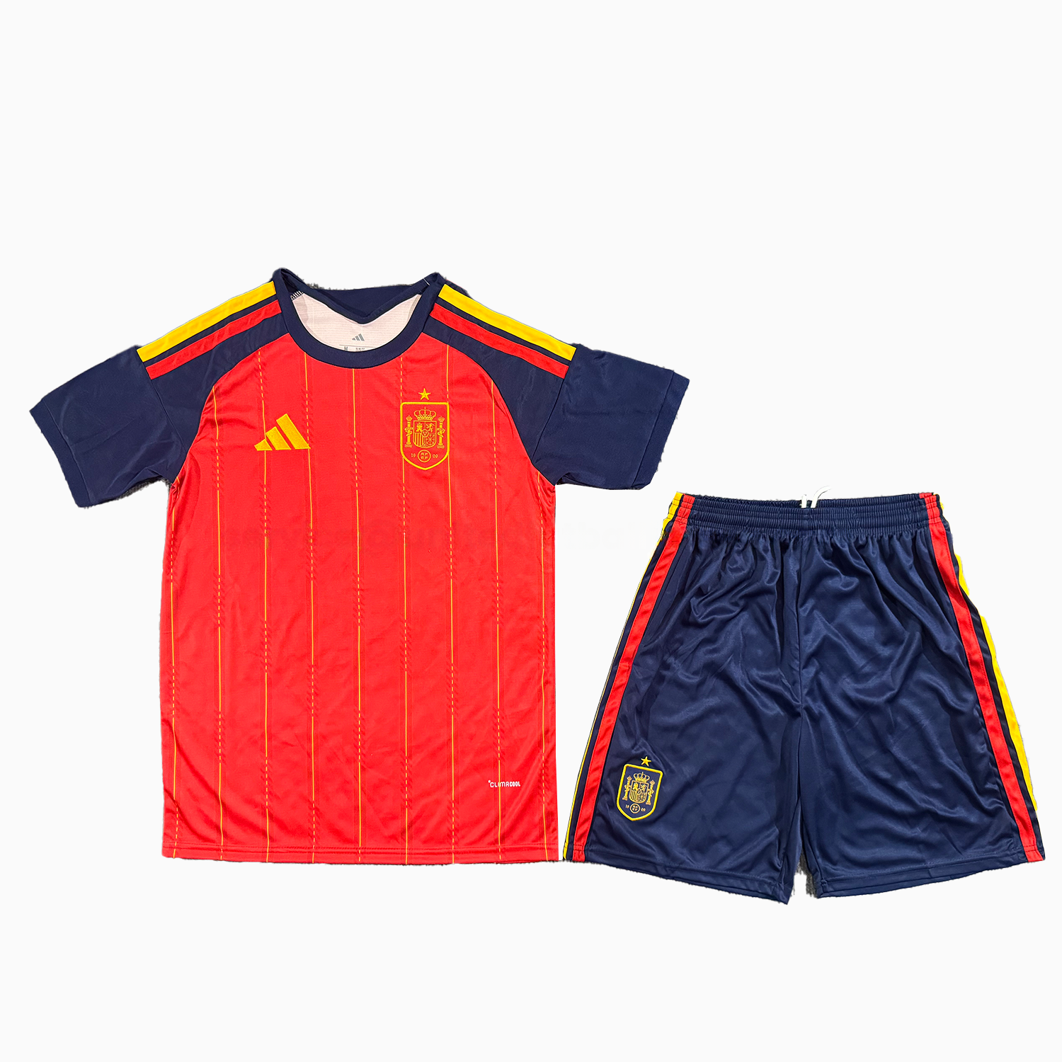 Spain 2026 Home Men's Adult Jersey Set - Fans Version - ManixJersey