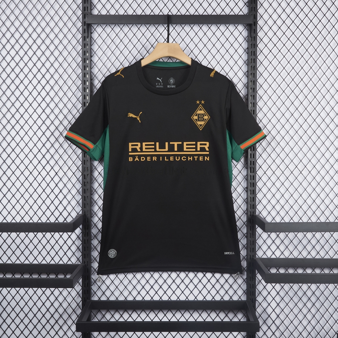 Borussia Mönchengladbach 26-27 Away Black Jersey - Fans Version - ManixJersey