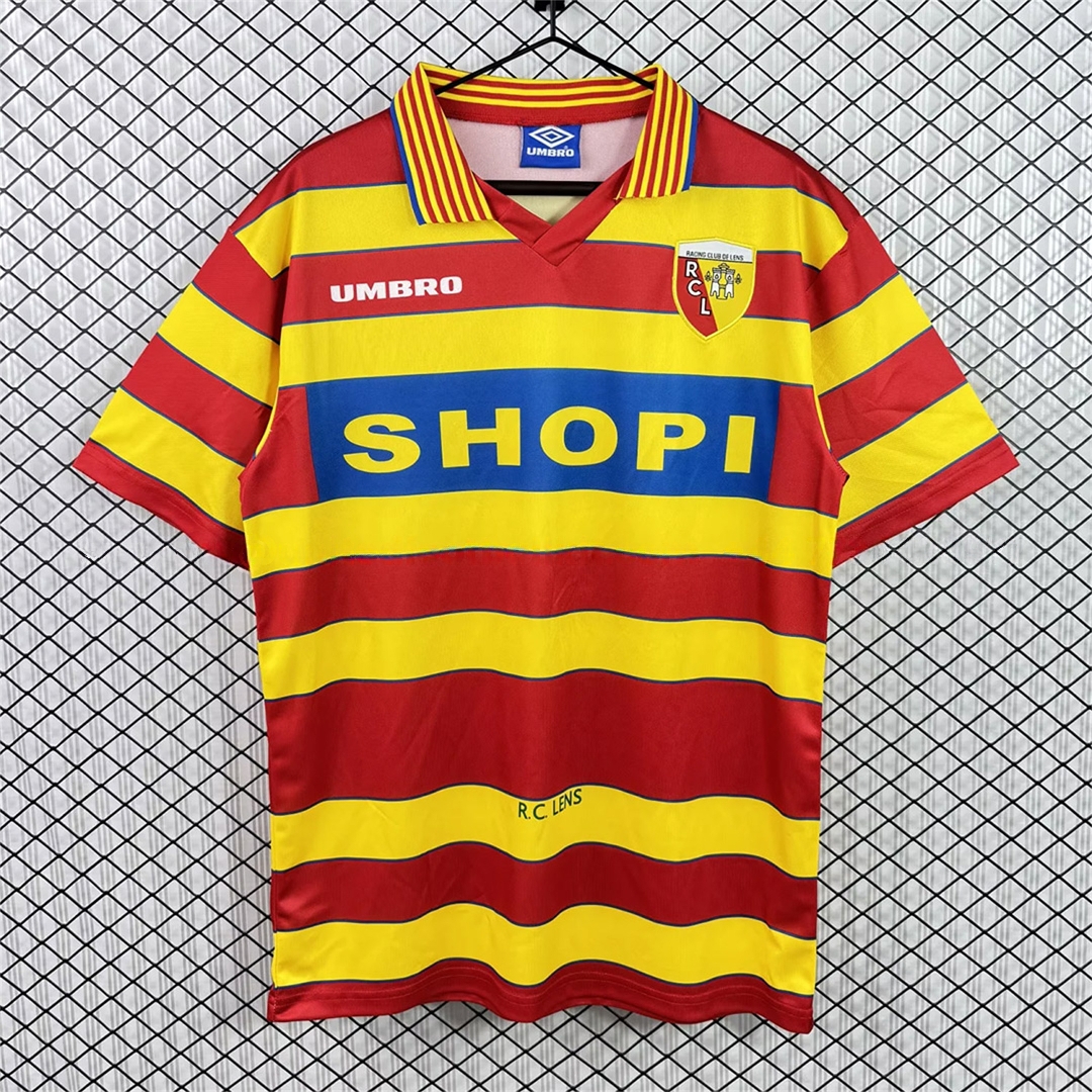 Retro RC Lens 1996-97 Home Jersey - ManixJersey