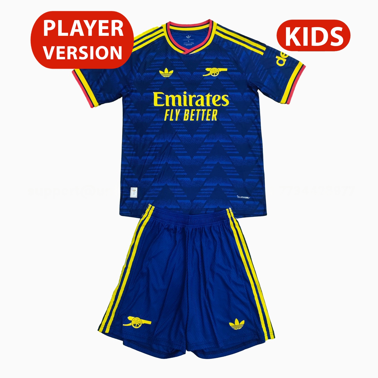 Arsenal 26-27 Away Kids Kit - Player Version - ManixJersey