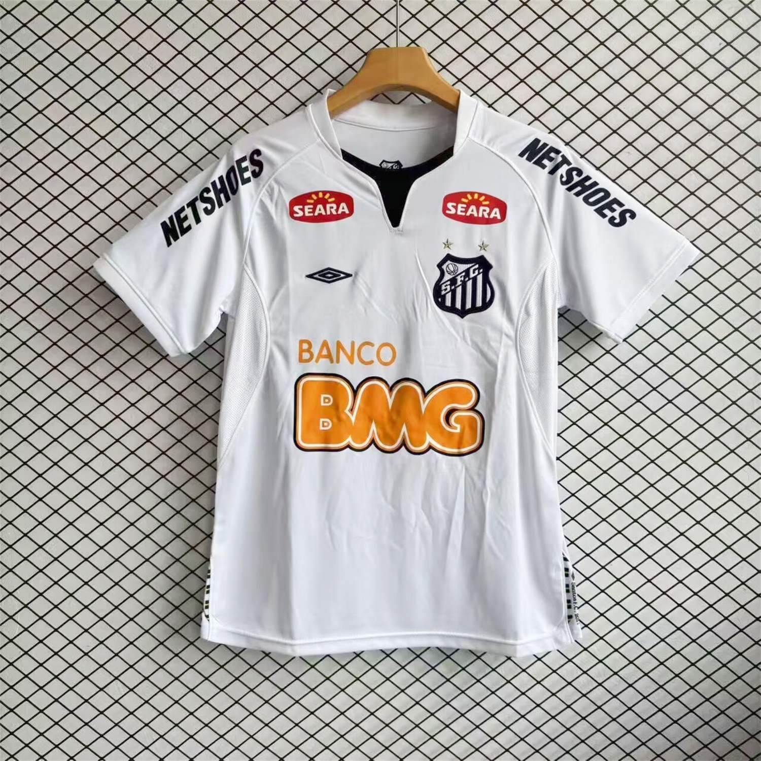 Retro Santos 2011 Home Jersey - ManixJersey