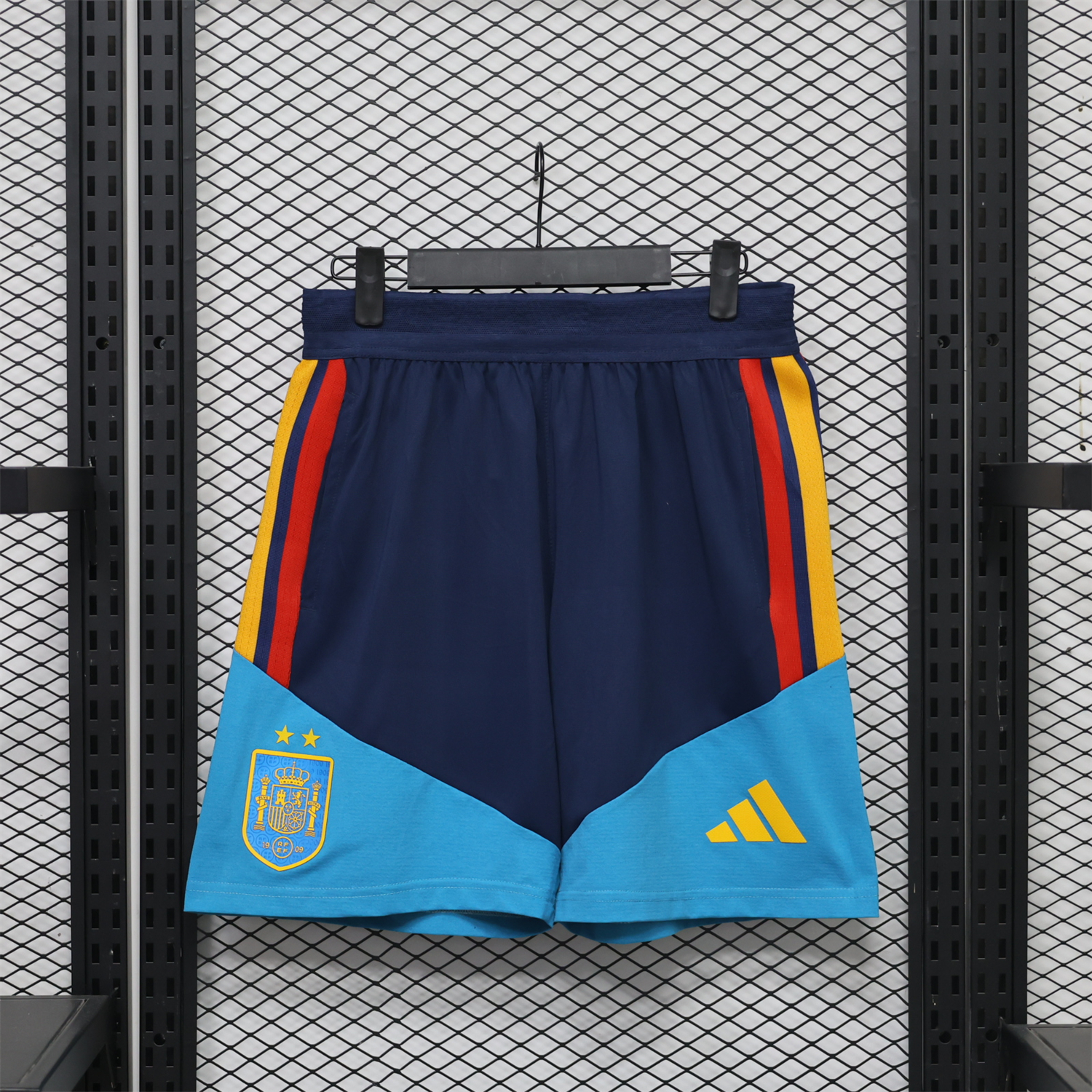Spain 2026 Blue Light BLue Training Shorts - Player Version - ManixJersey