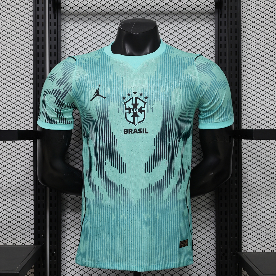 Brazil 2026 Mint Green Goalkeeper Jersey - Player Version - ManixJersey