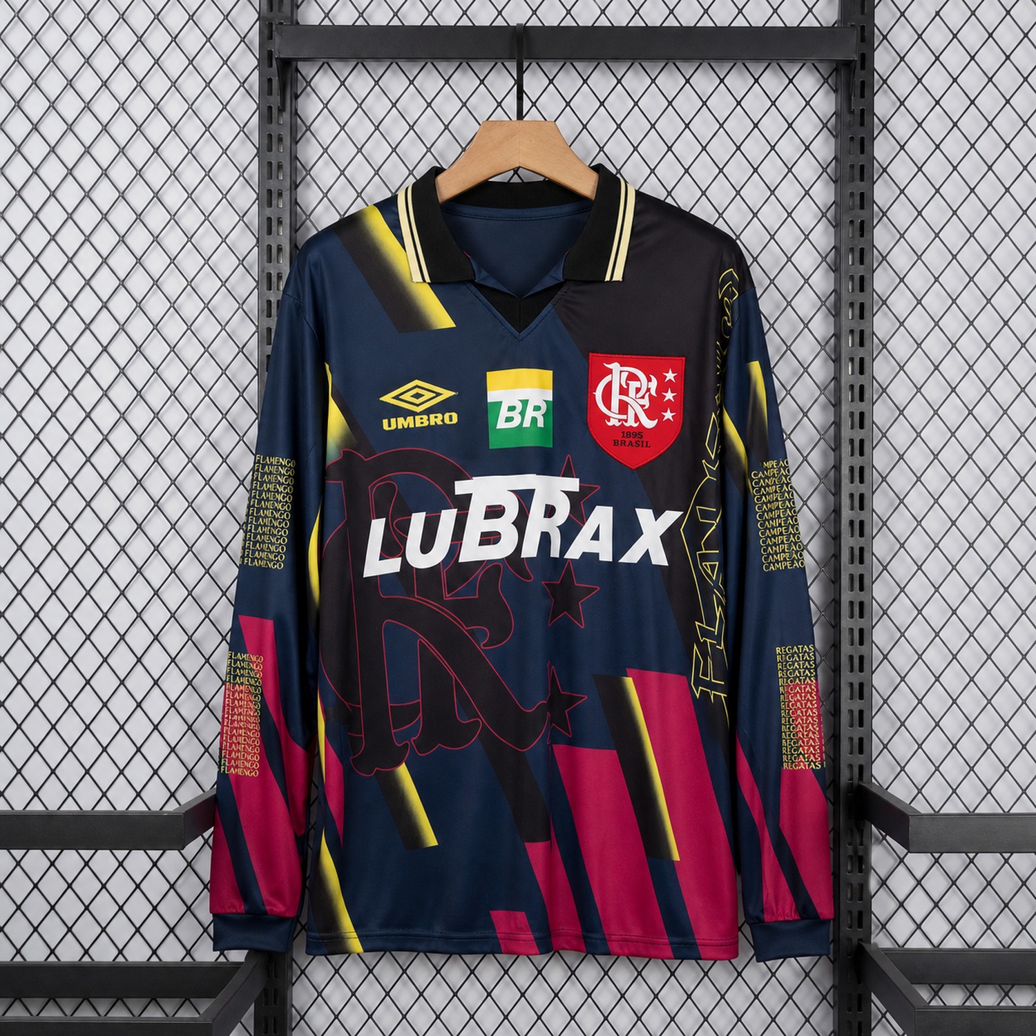 Retro Flamengo 1997-98 Goalkeeper Long Sleeves Jersey - ManixJersey