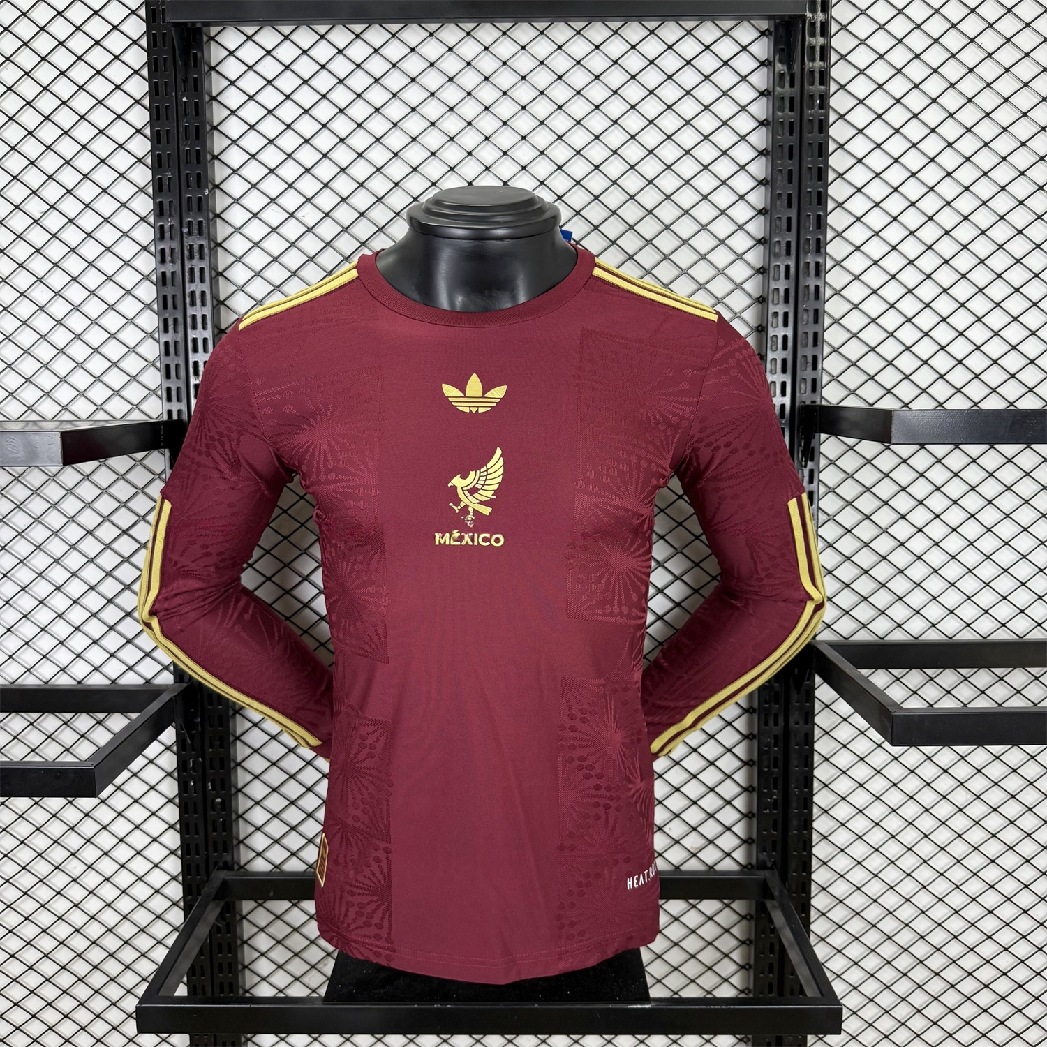 Mexico 2025 Gold Cup Red Long Sleeves Jersey - Player Version - ManixJersey