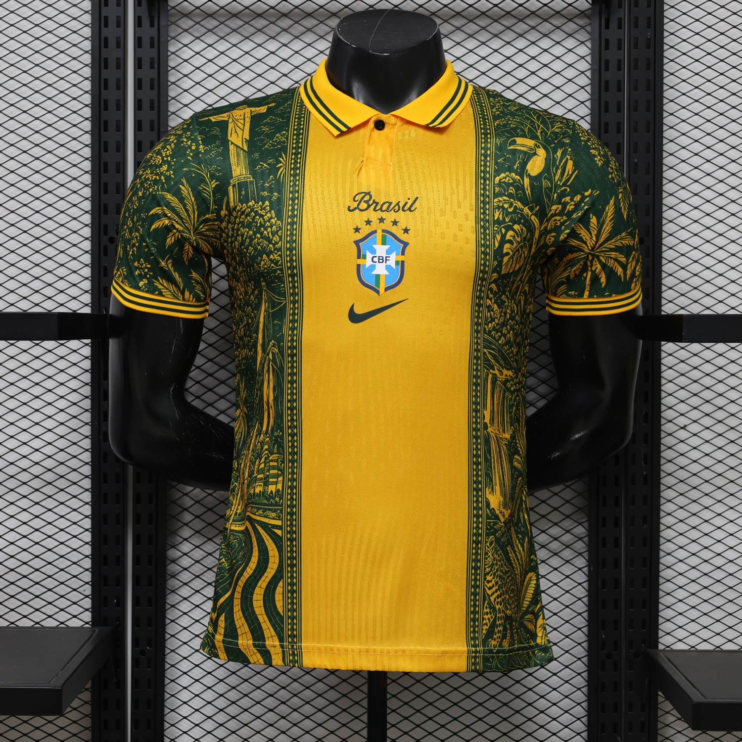 Brazil 2026 Yellow Green Special Jersey - Player Version - ManixJersey