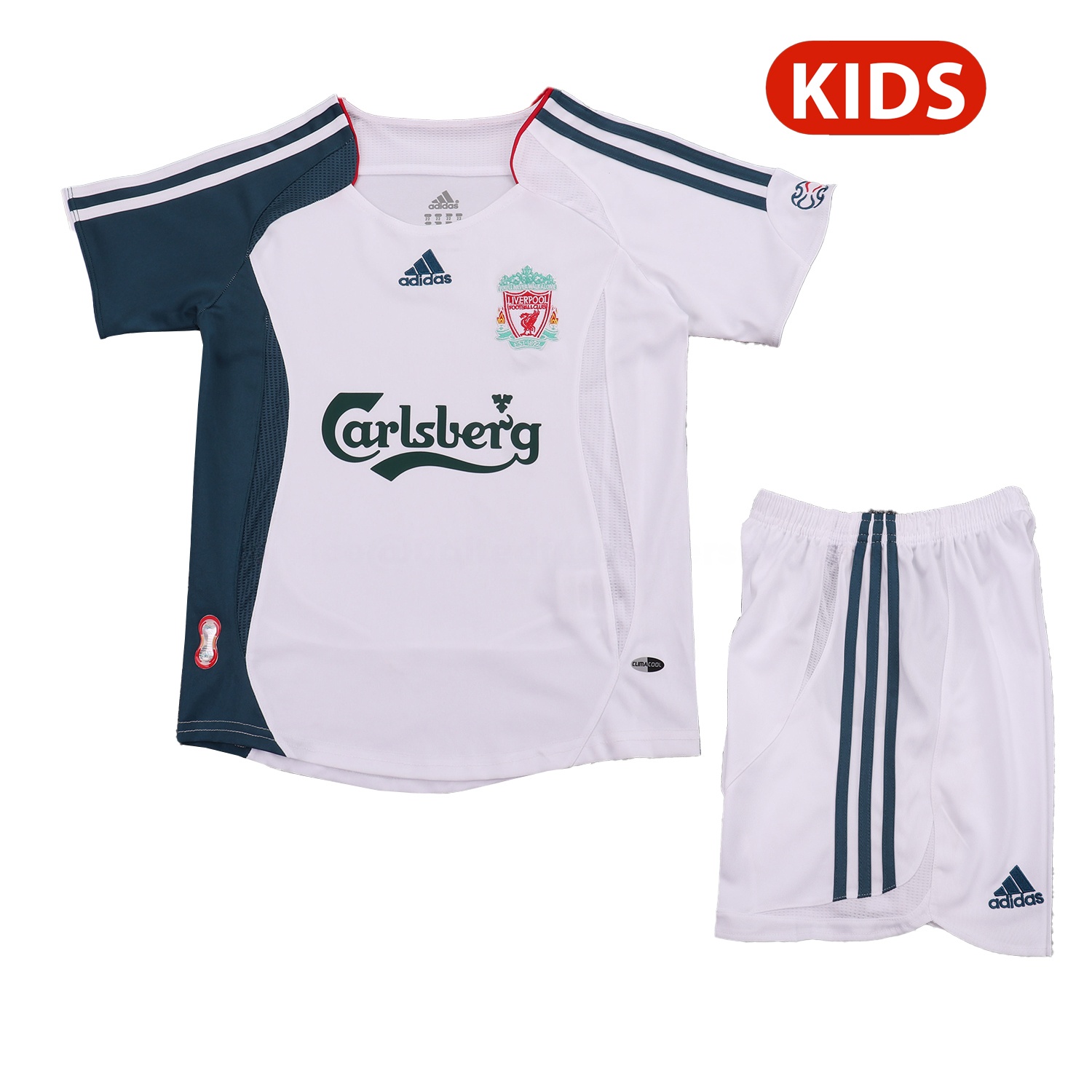Retro Liver.pool 2006-08 Away Kids Kit - ManixJersey