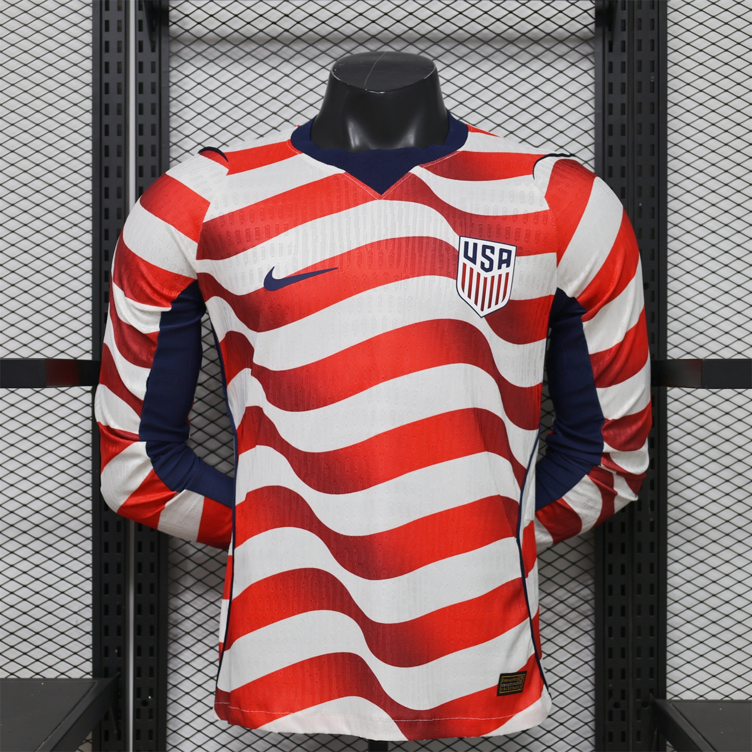 【Back Blank】United States USA 2026 Home Long Sleeves Jersey - Player Version - ManixJersey
