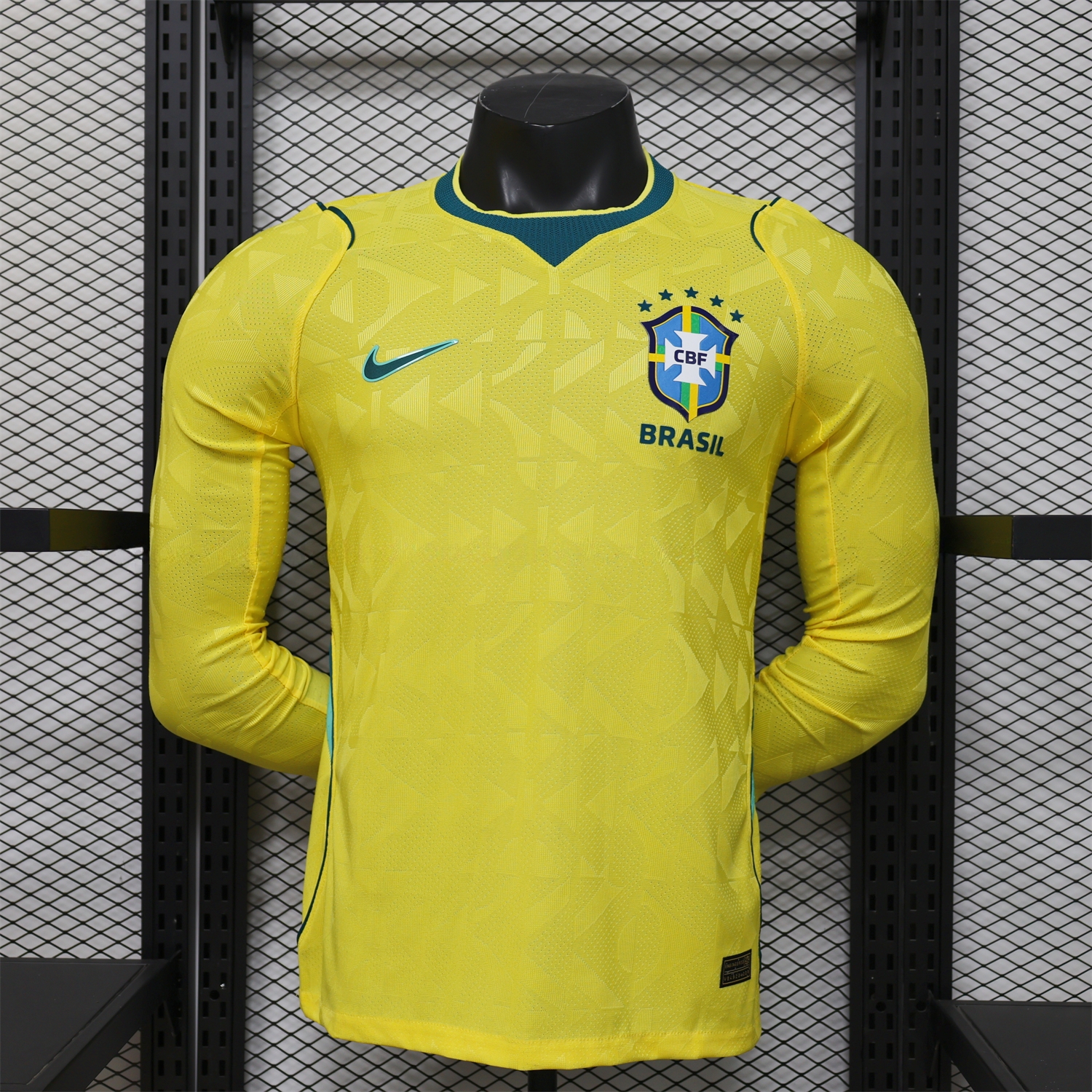 Brazil 2026 Home Long Sleeves Jersey - Player Version - ManixJersey