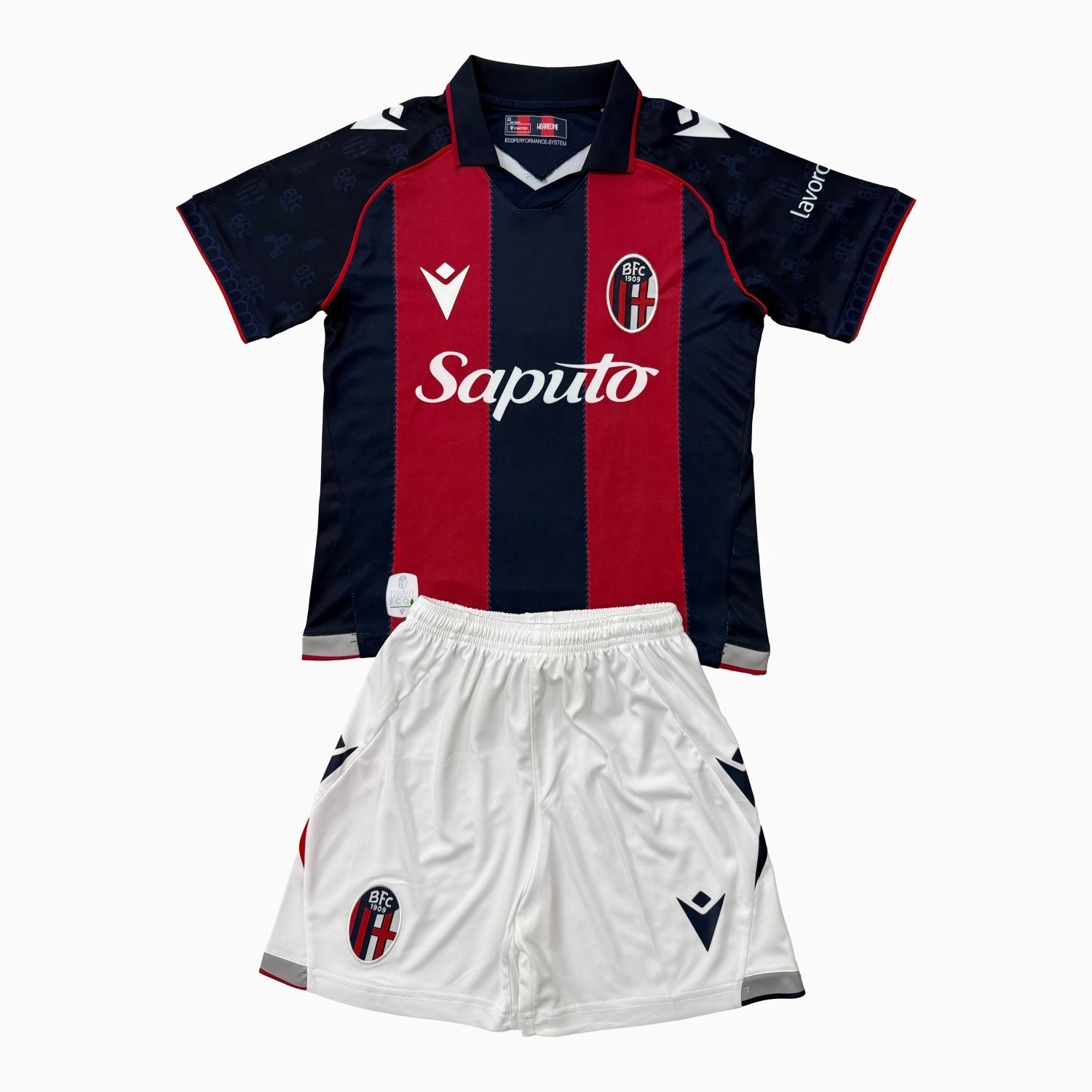 Bologna 26-27 Home Red Blue Men's Adult Jersey Set - Fans Version - ManixJersey
