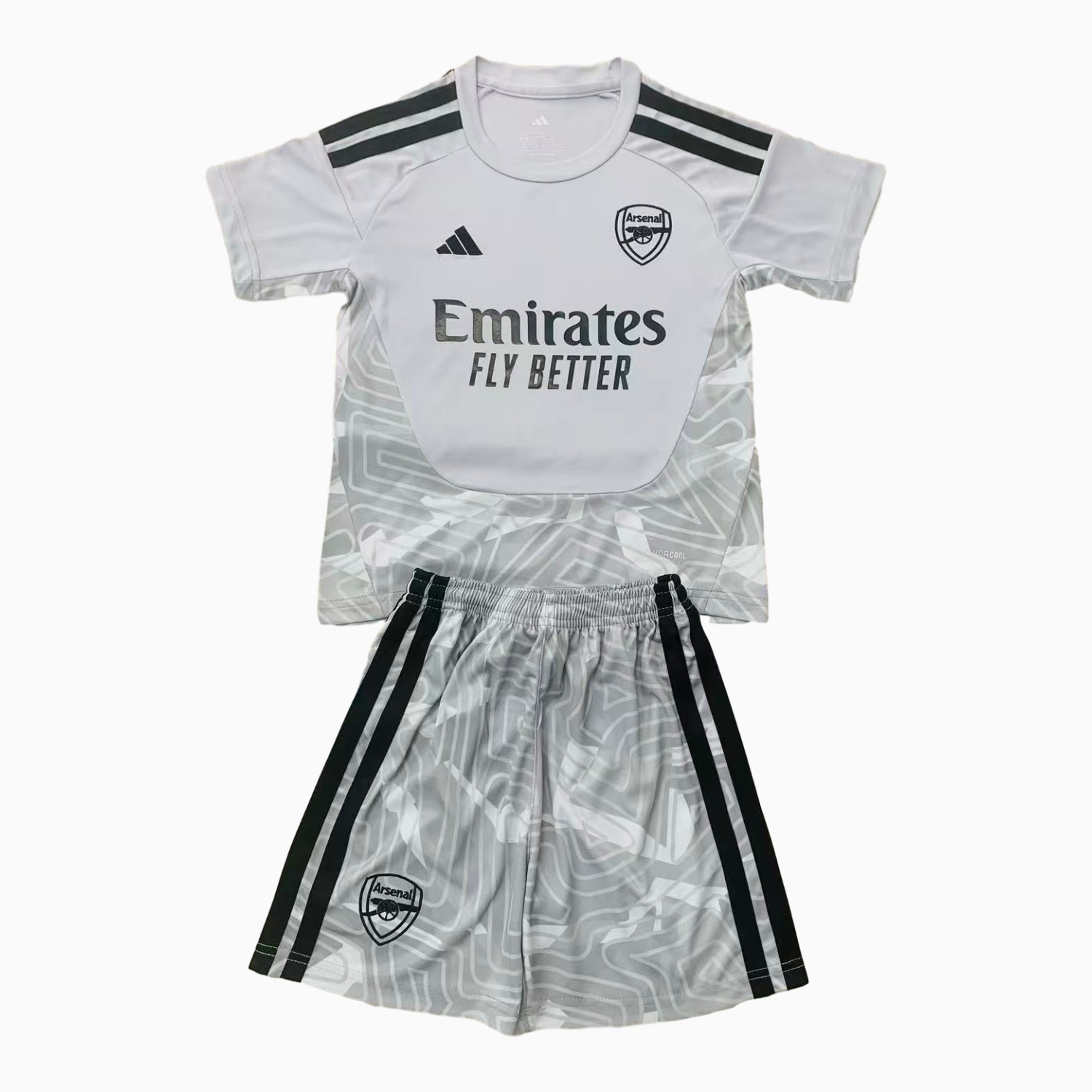 Arsenal 26-27 Grey Goalkeeper Men's Adult Jersey Set - Fans Version - ManixJersey