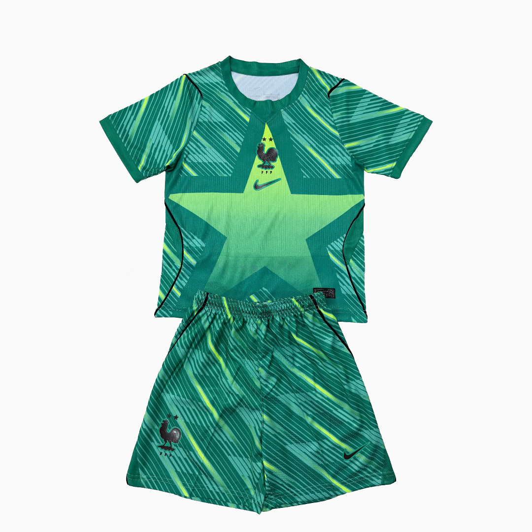 France 2026 Green Goalkeeper Men's Adult Jersey Set - Fans Version - ManixJersey