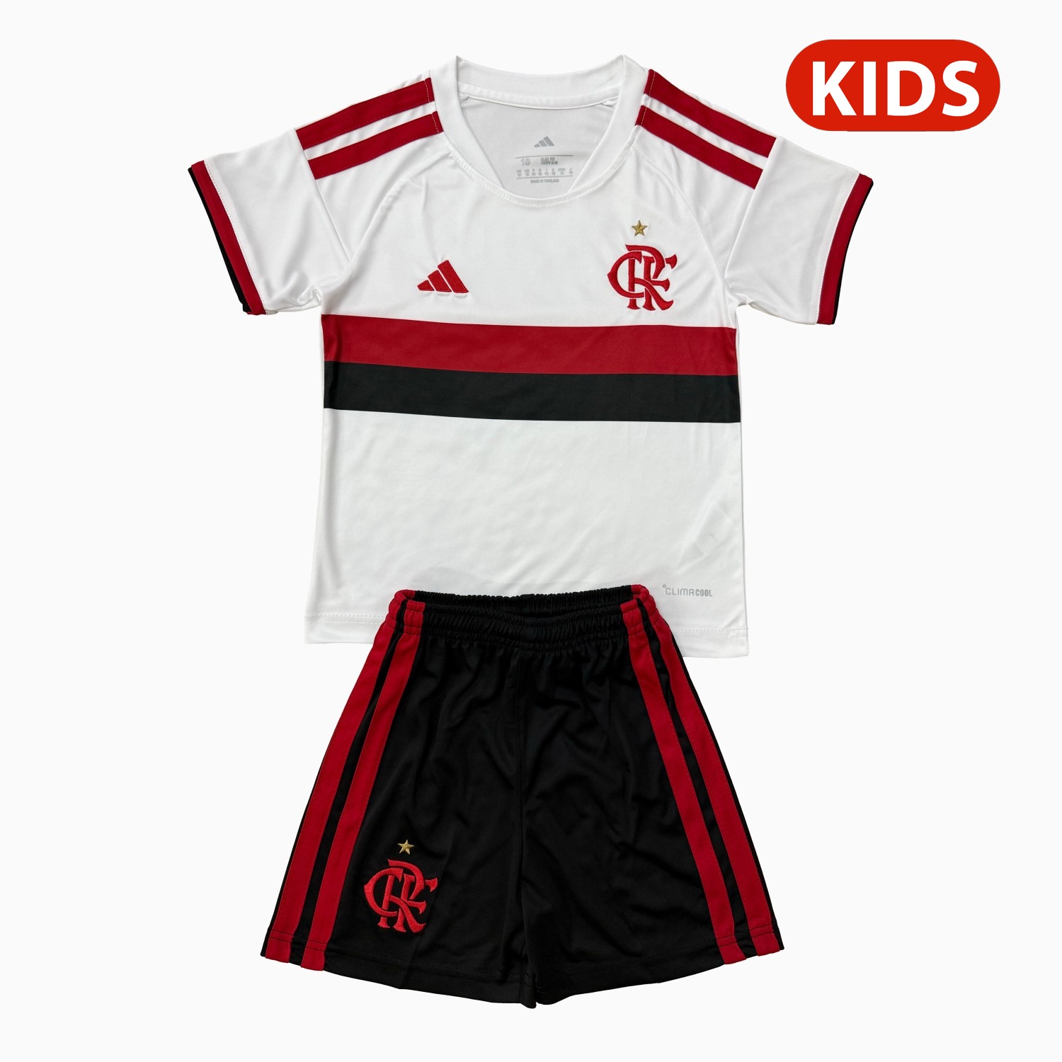 Flamengo 26-27 Away White Kids Kit - ManixJersey
