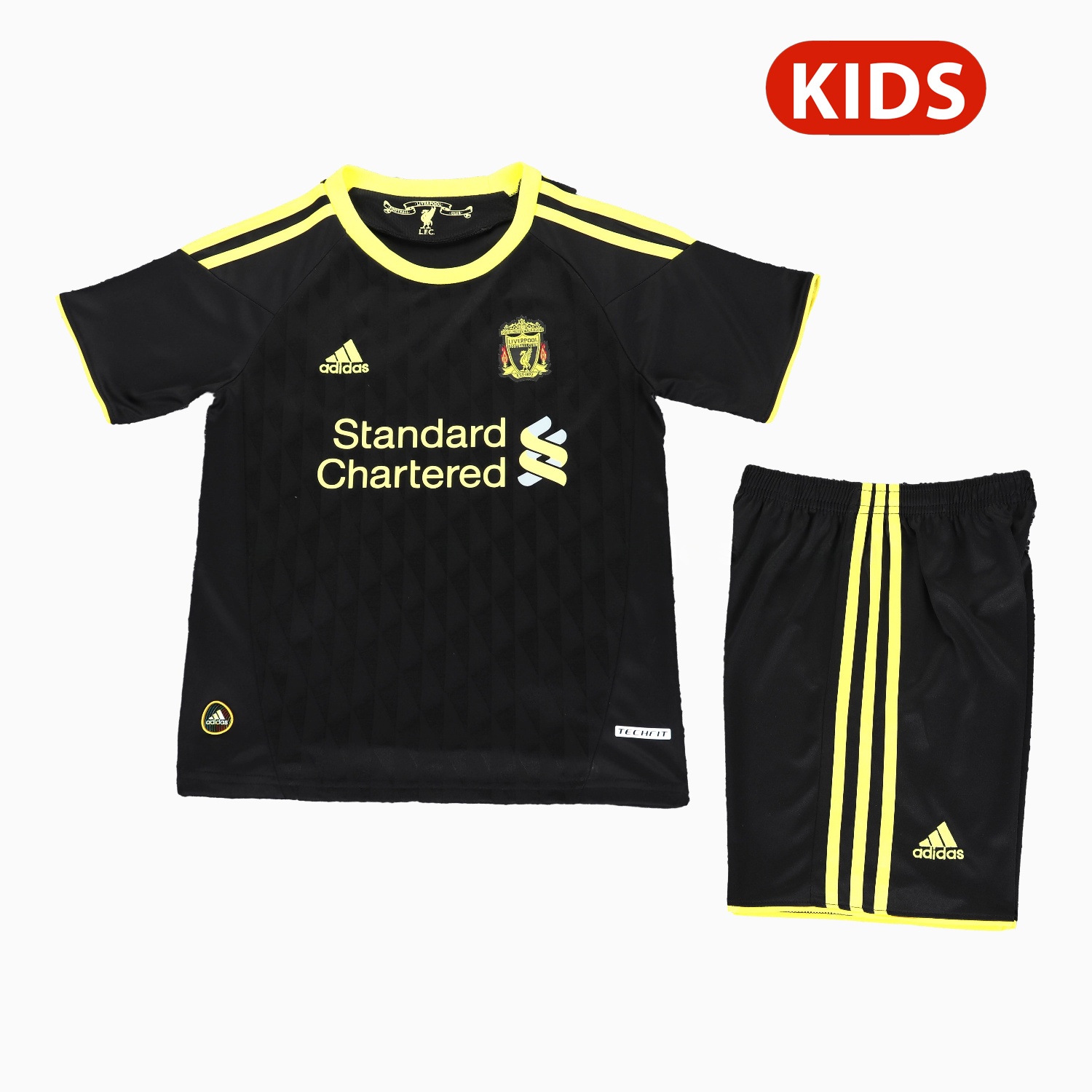 Retro Liver.pool 2010-11 Third Kids KitKit - ManixJersey