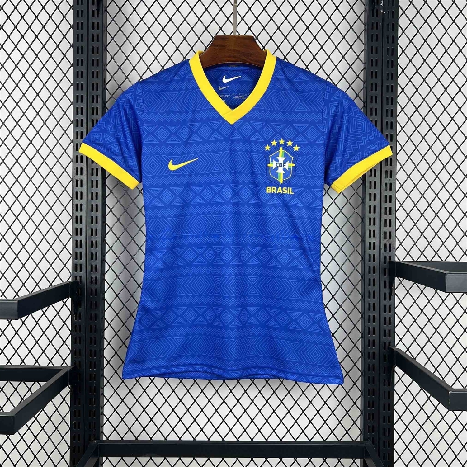 Women's Brazil 2026 Diamond Texture Blue Special Jersey - ManixJersey