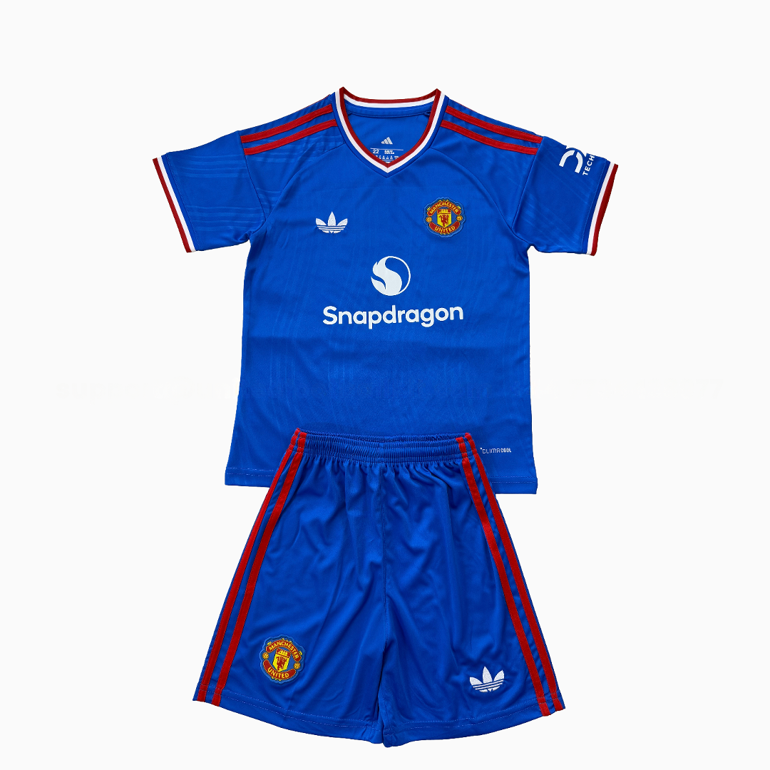 Manchester United 26-27 Snapdragon Blue Special Men's Adult Jersey Set - Fans Version - ManixJersey