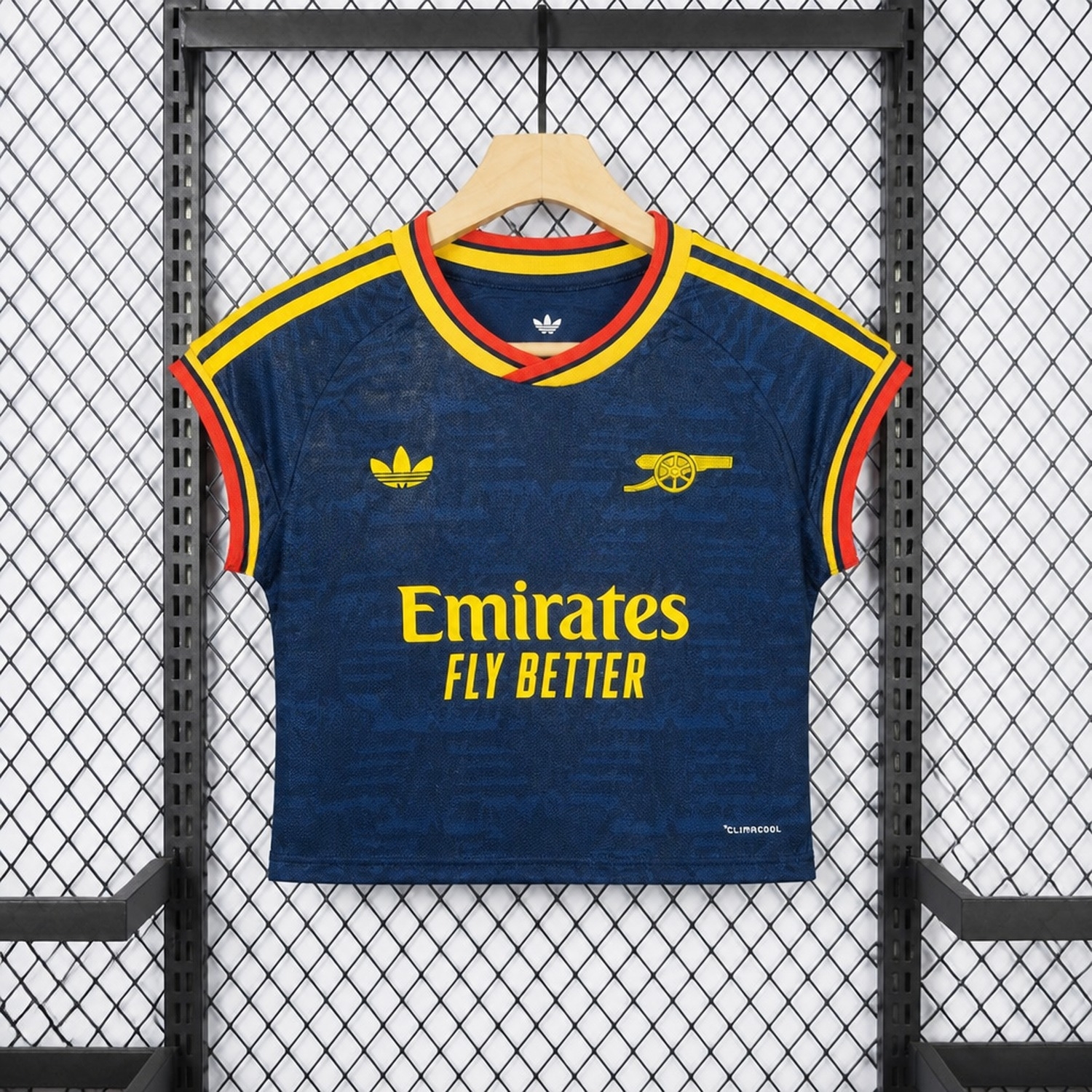 Women's Arsenal 26-27 Away Cropped Sleeveless Jersey - Fans Version - ManixJersey