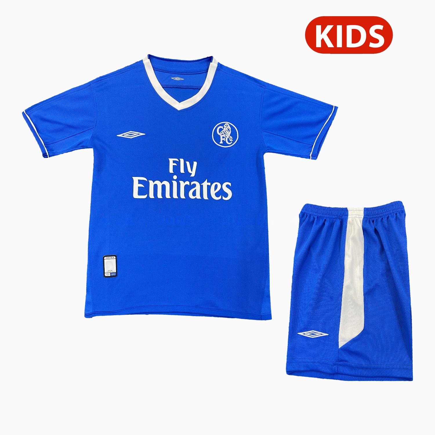 Retro C.H.E.L.S.E.A 2003-05 Home Kids Kit - ManixJersey