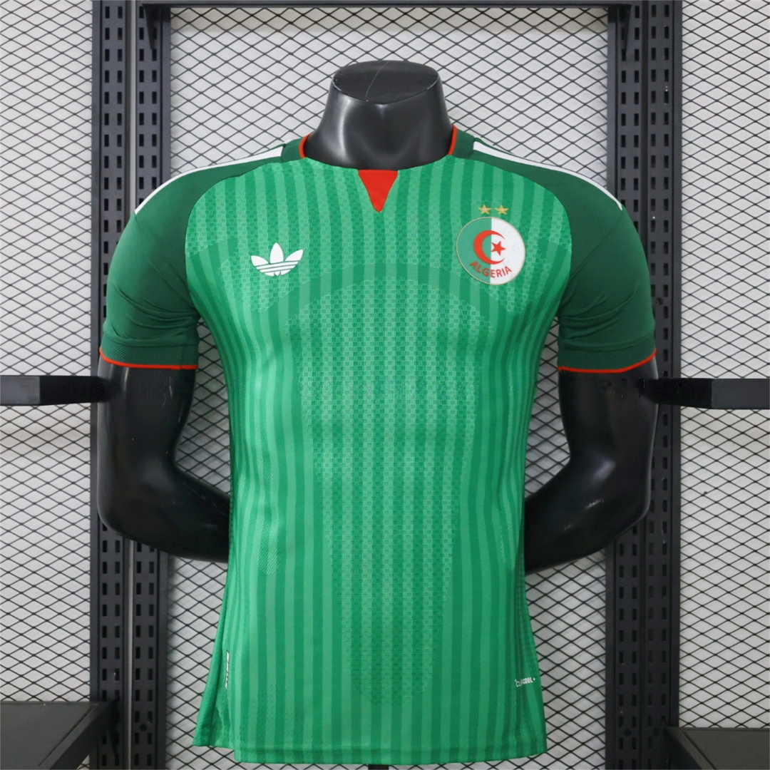 Algeria 2026 Away Green Jersey With 2 Stars - Player Version - ManixJersey