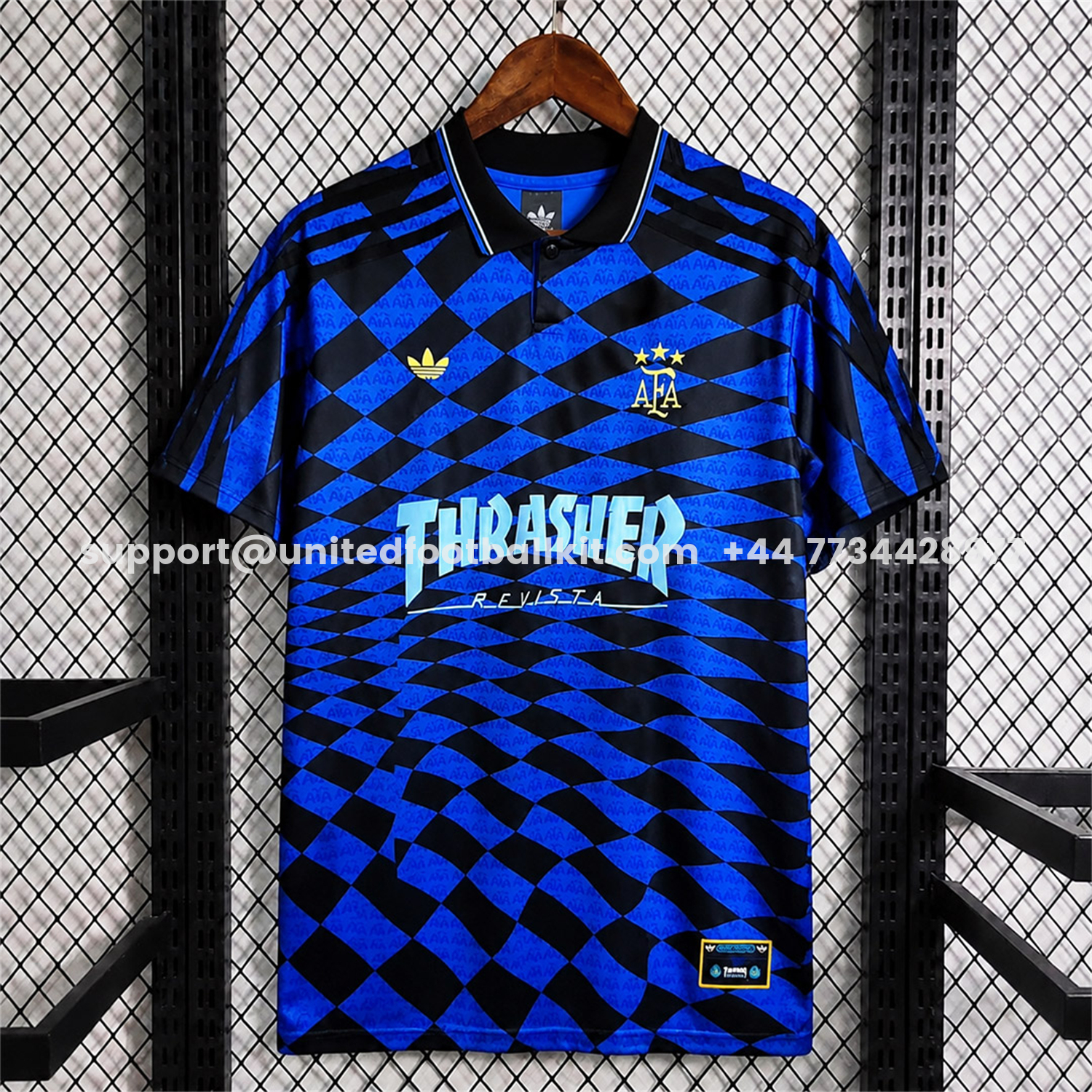 Argentina 2026 Blue With Black Geometric Special Jersey - Fans Version - ManixJersey