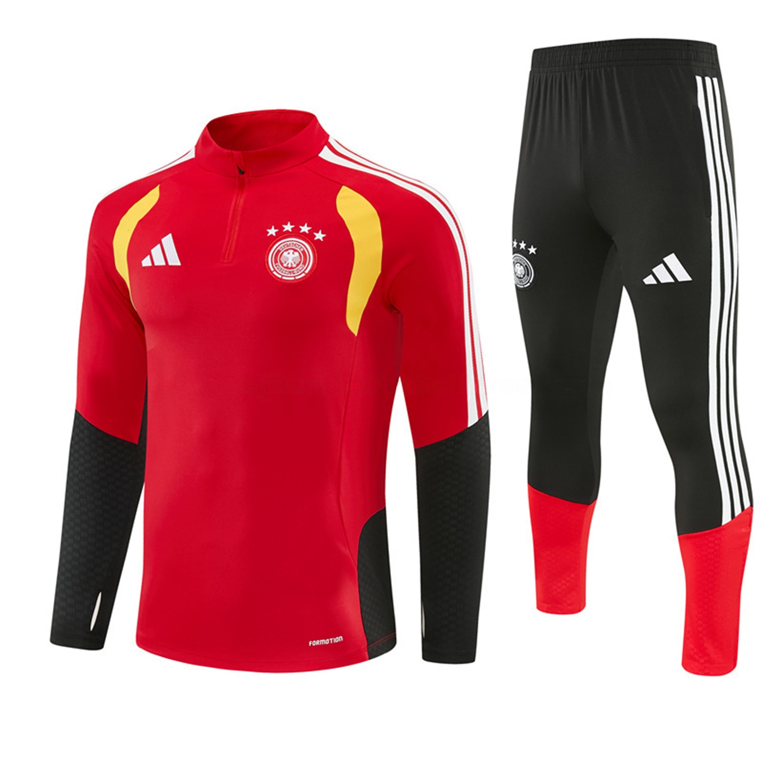 Germany 2026 Long Sleeve Training Set - Red Top & Pants - ManixJersey