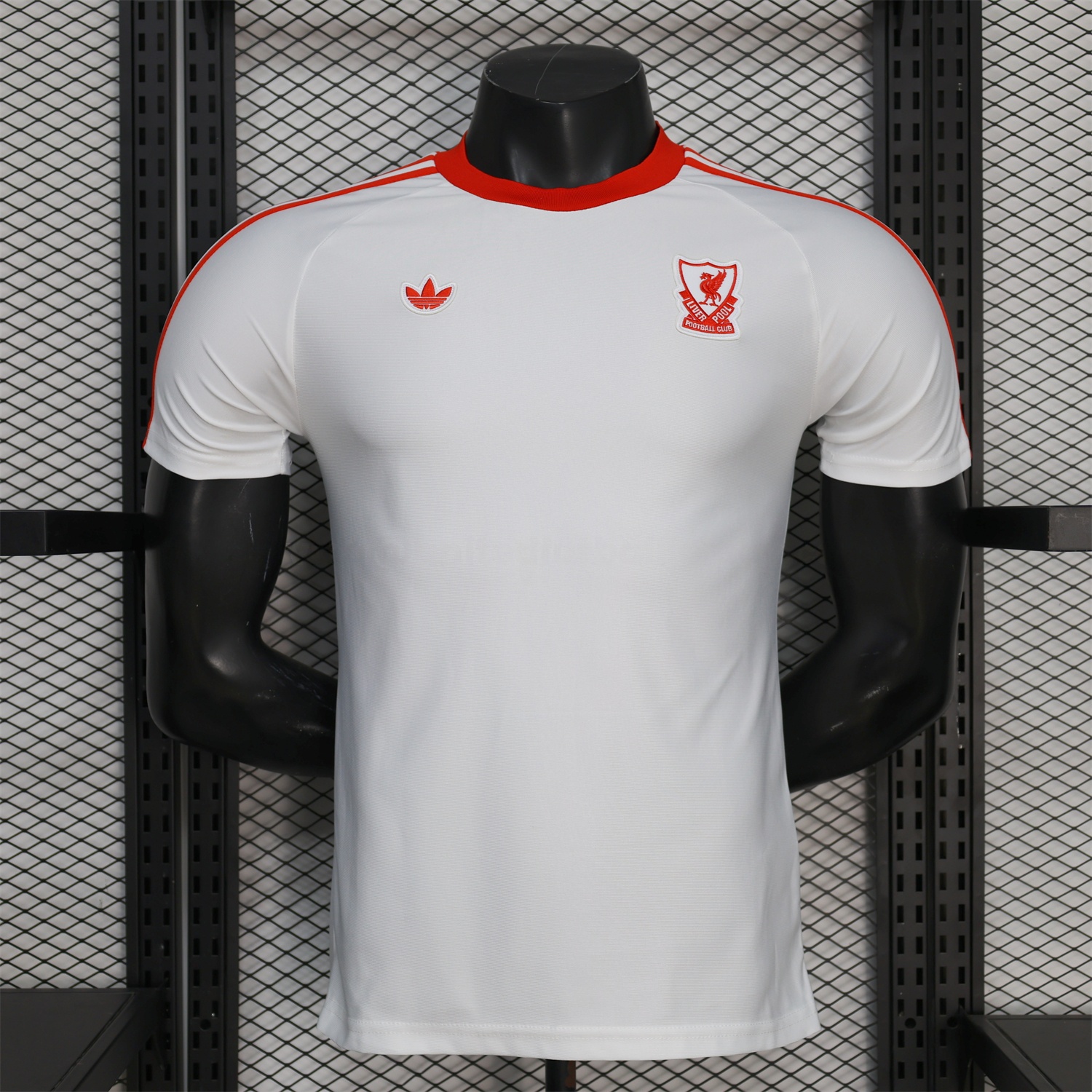 Liver.pool 25-26 Terrace Icon Retro Casual Style White Jersey - Player Version - ManixJersey