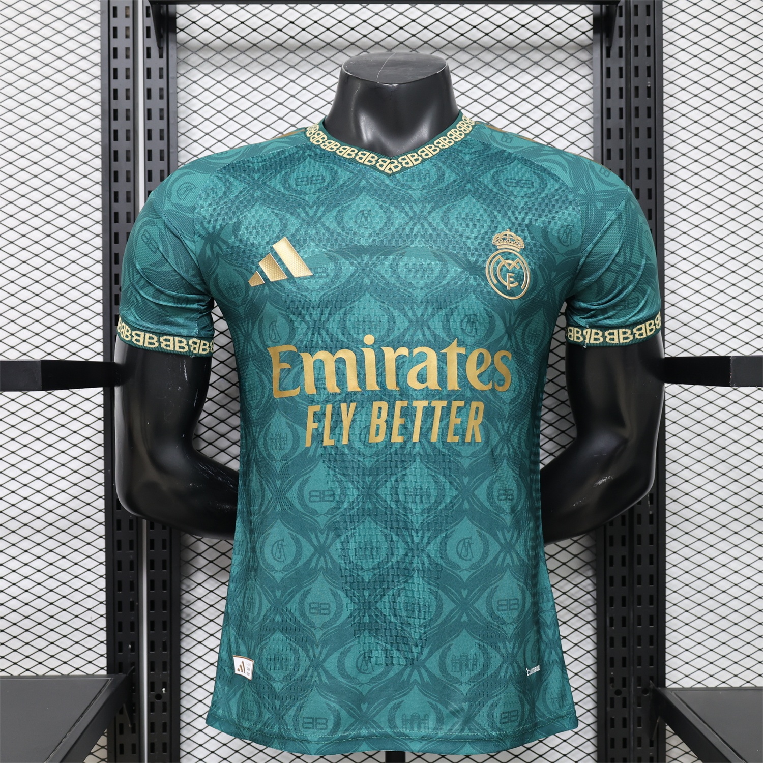 Real Madrid 25-26 Dark Green Logos Special Jersey - Player Version - ManixJersey