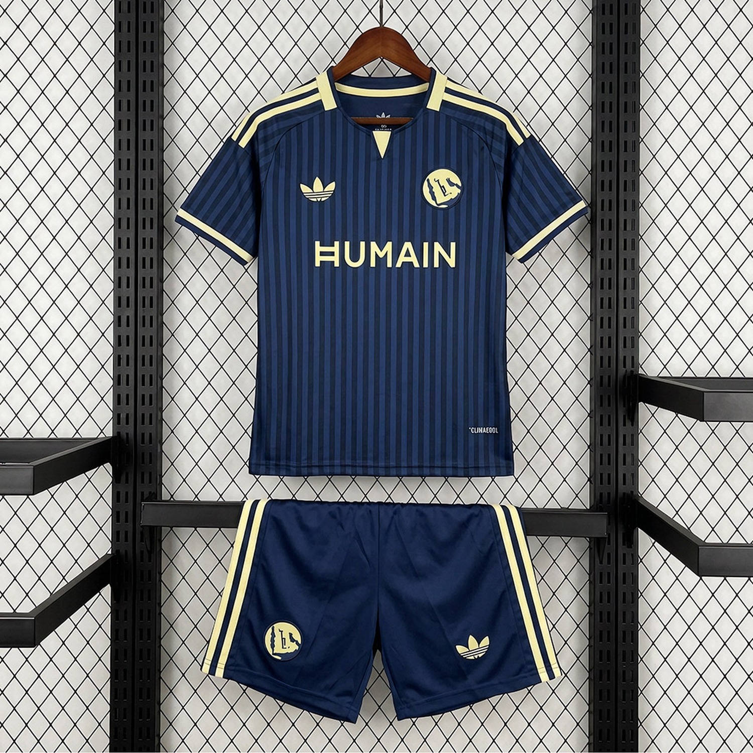 Al Nassr Riyadh Victory 26-27 Away Jersey With HUMAIN Sponsor Kids Kit - ManixJersey